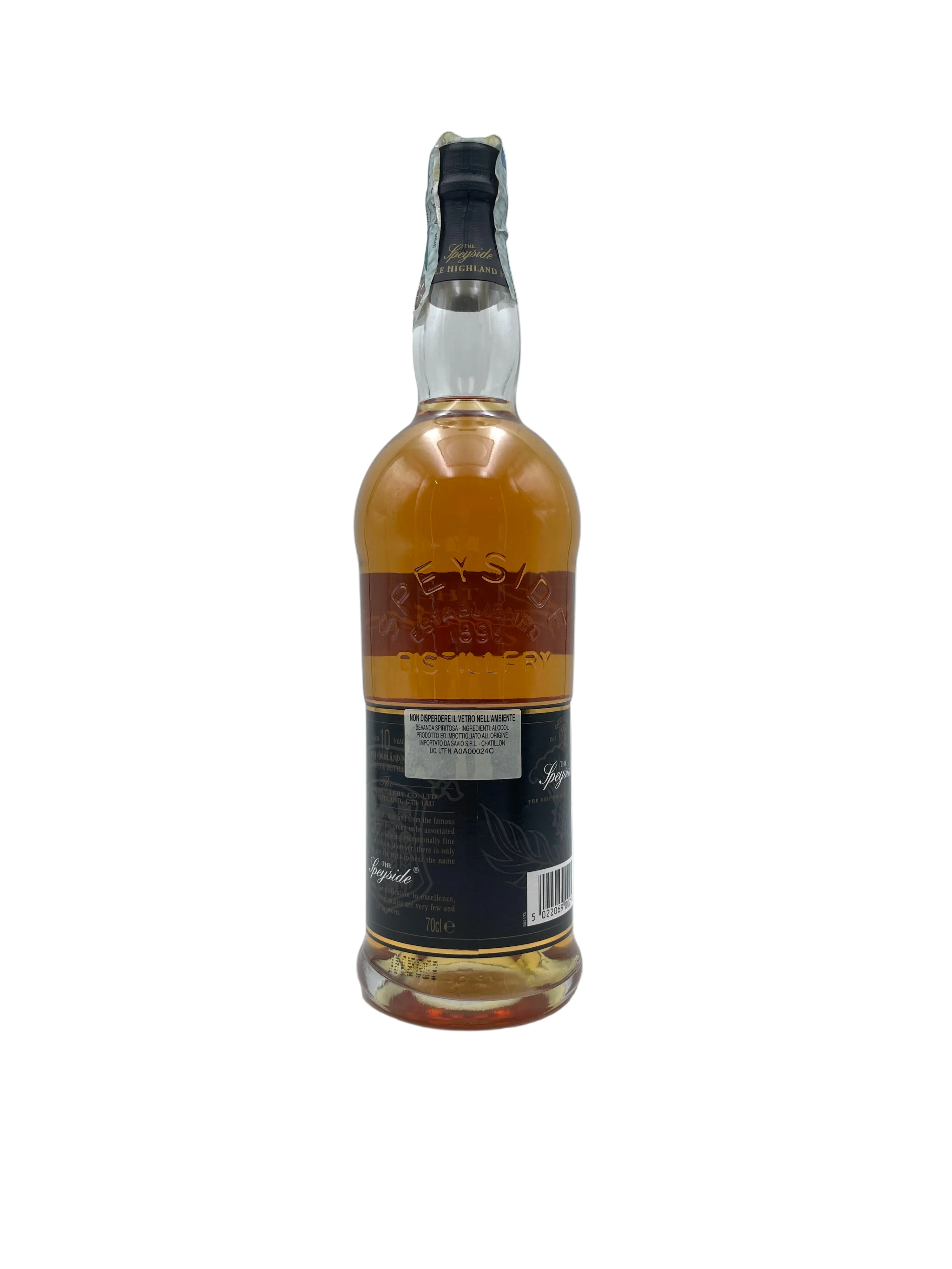 The Speyside - 10 Years Old Single Highland Malt Scotch Whisky - Anni '00s