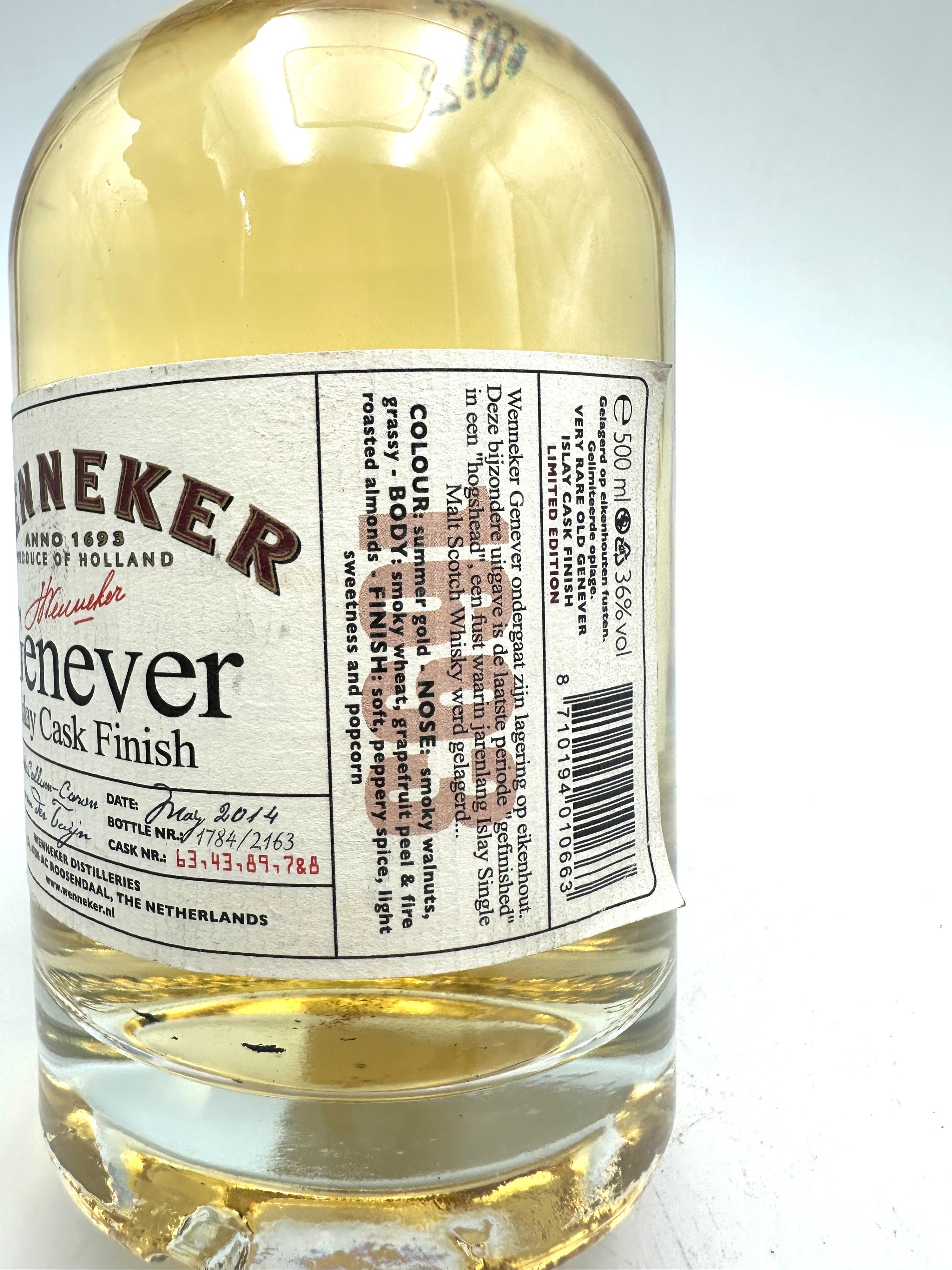 2014 - Wenneker - Genever Islay Cask Finish