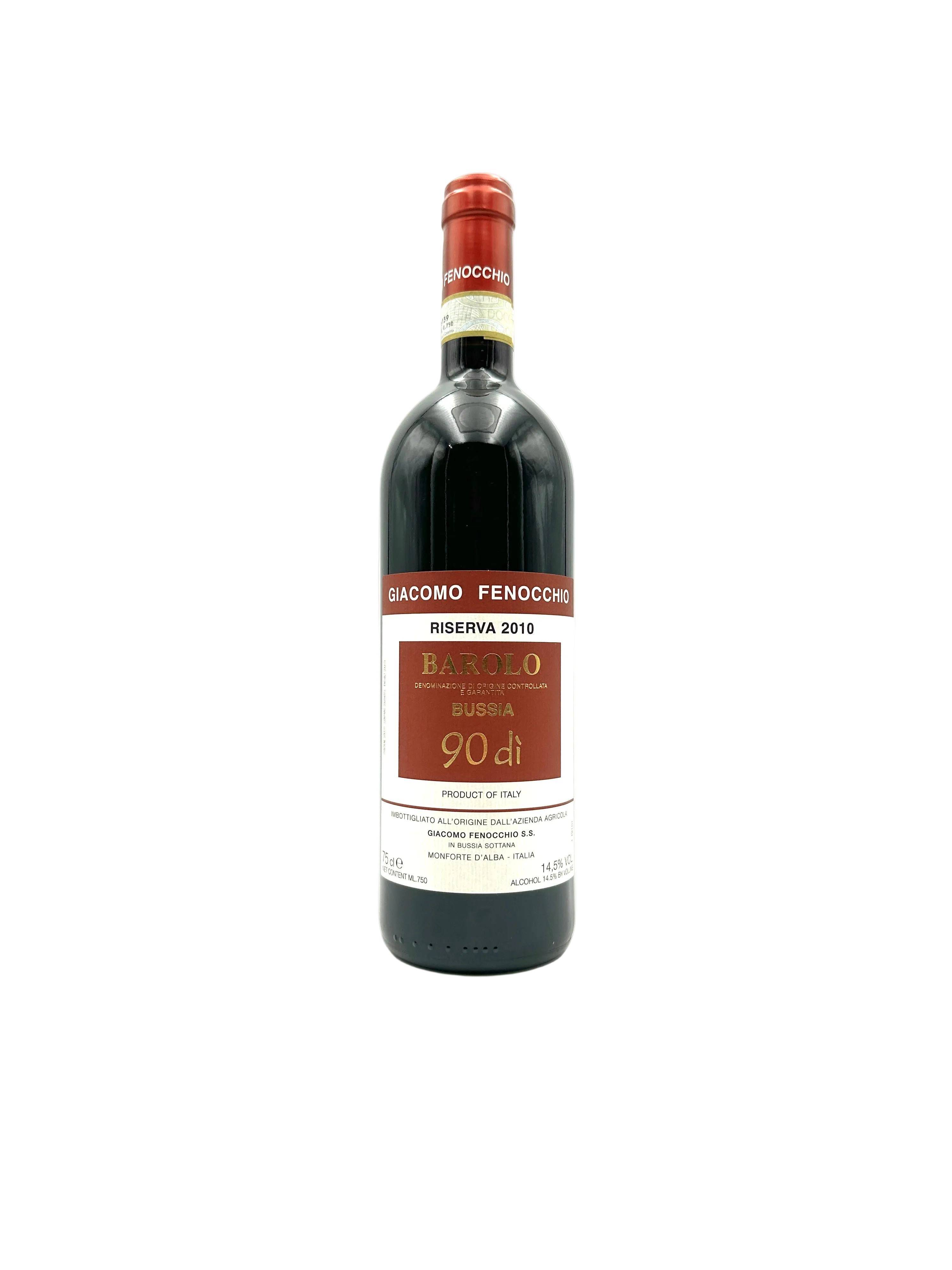 2010 - Giacomo Fenocchio - Barolo Riserva Bussia 90 Dì