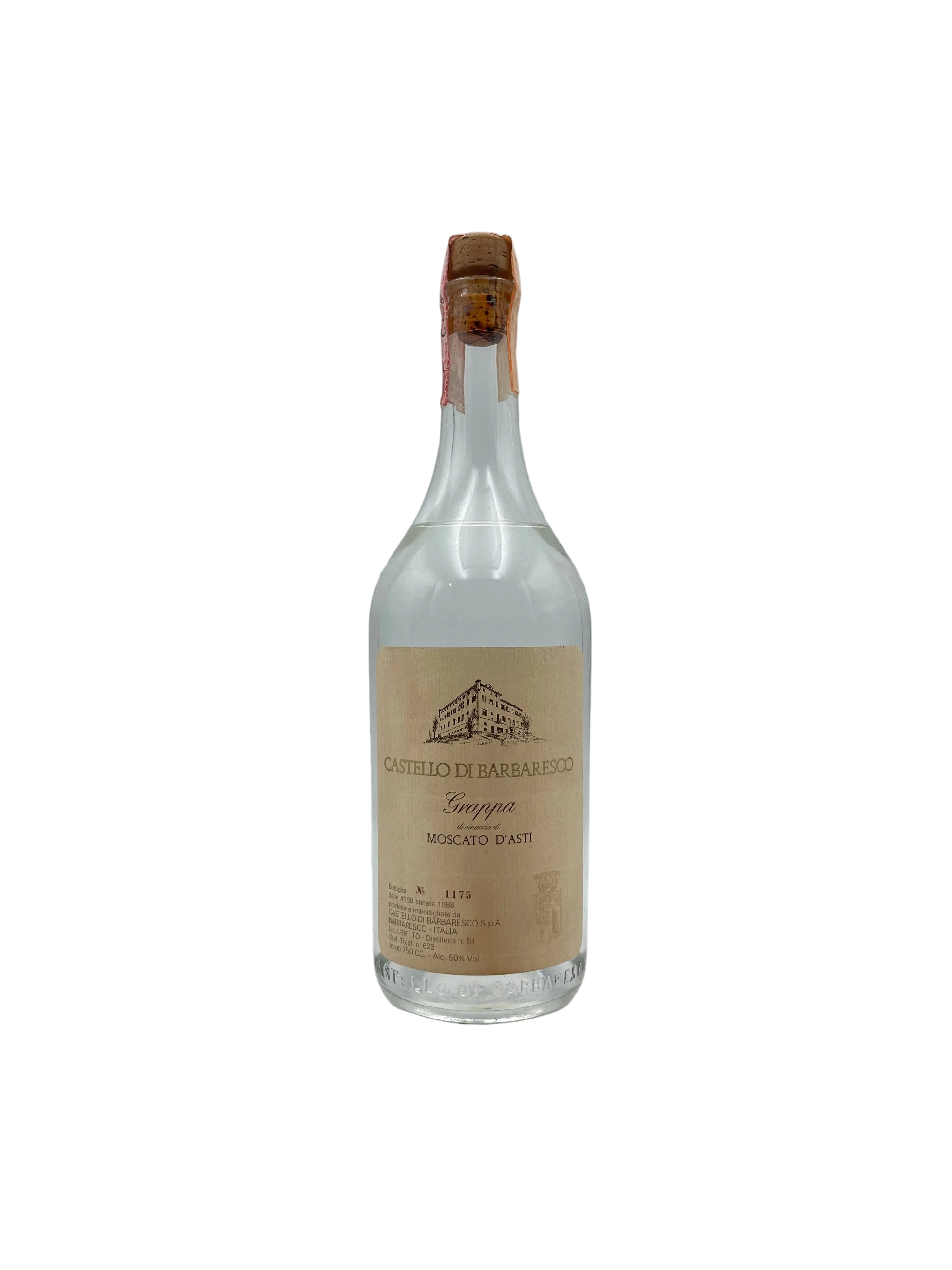 Castello di Barbaresco - Grappa Moscato d'Asti - 1988