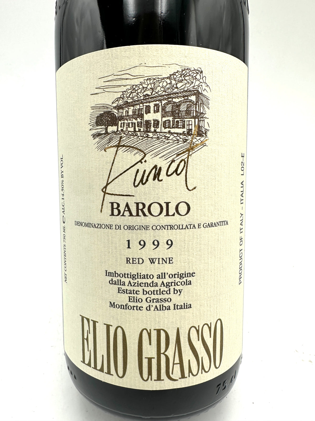 1999 - Elio Grasso - Barolo Rüncot
