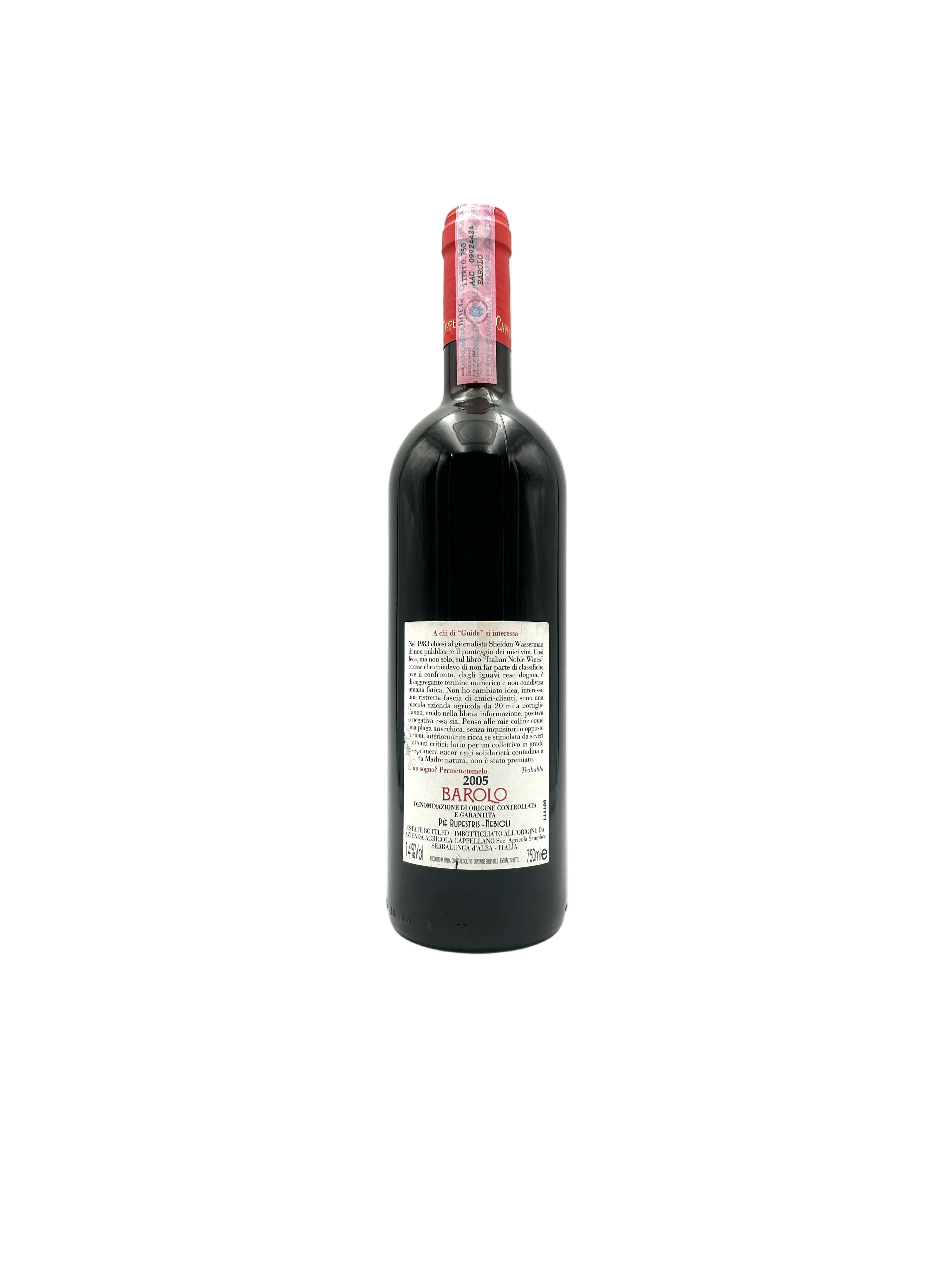 2005 - Cappellano - Barolo Otin Fiorin Pié Rupestris