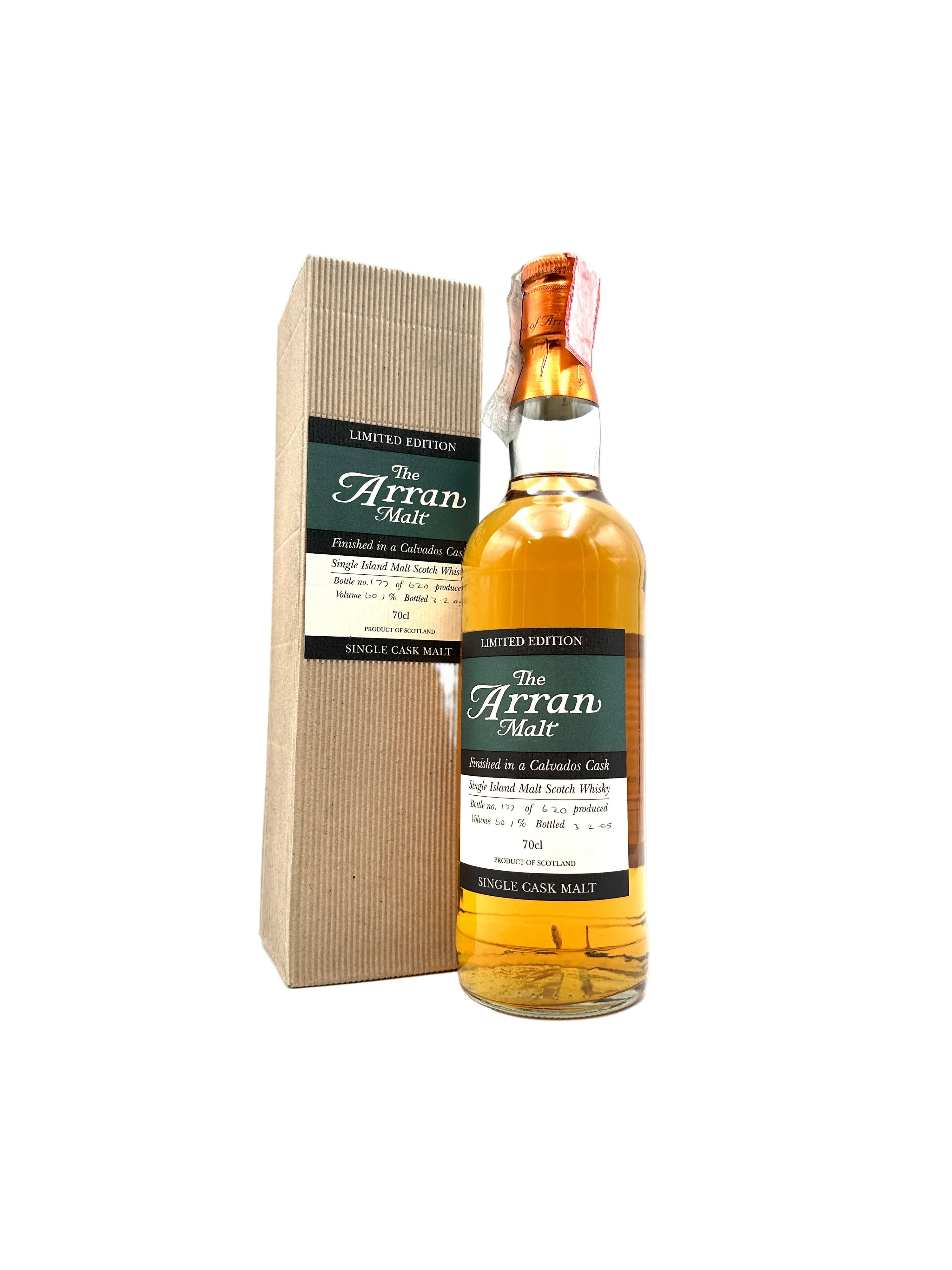 Arran Calvados Cask Single Island Malt Scotch Whisky - 0,7L 60,1% - Bottl. 2005