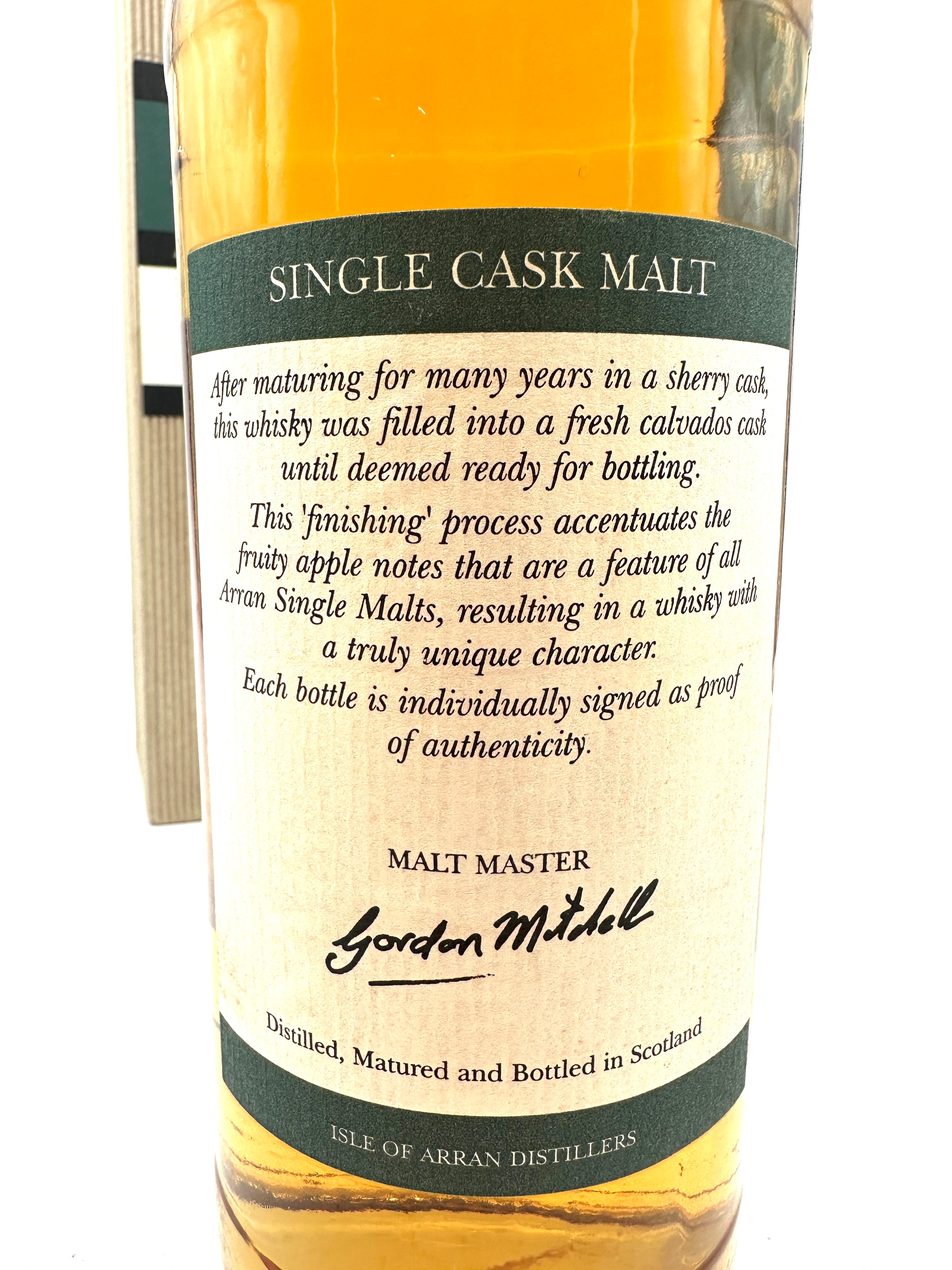 Bottl. 2005 - Arran - Calvados Cask Single Island Malt Scotch Whisky
