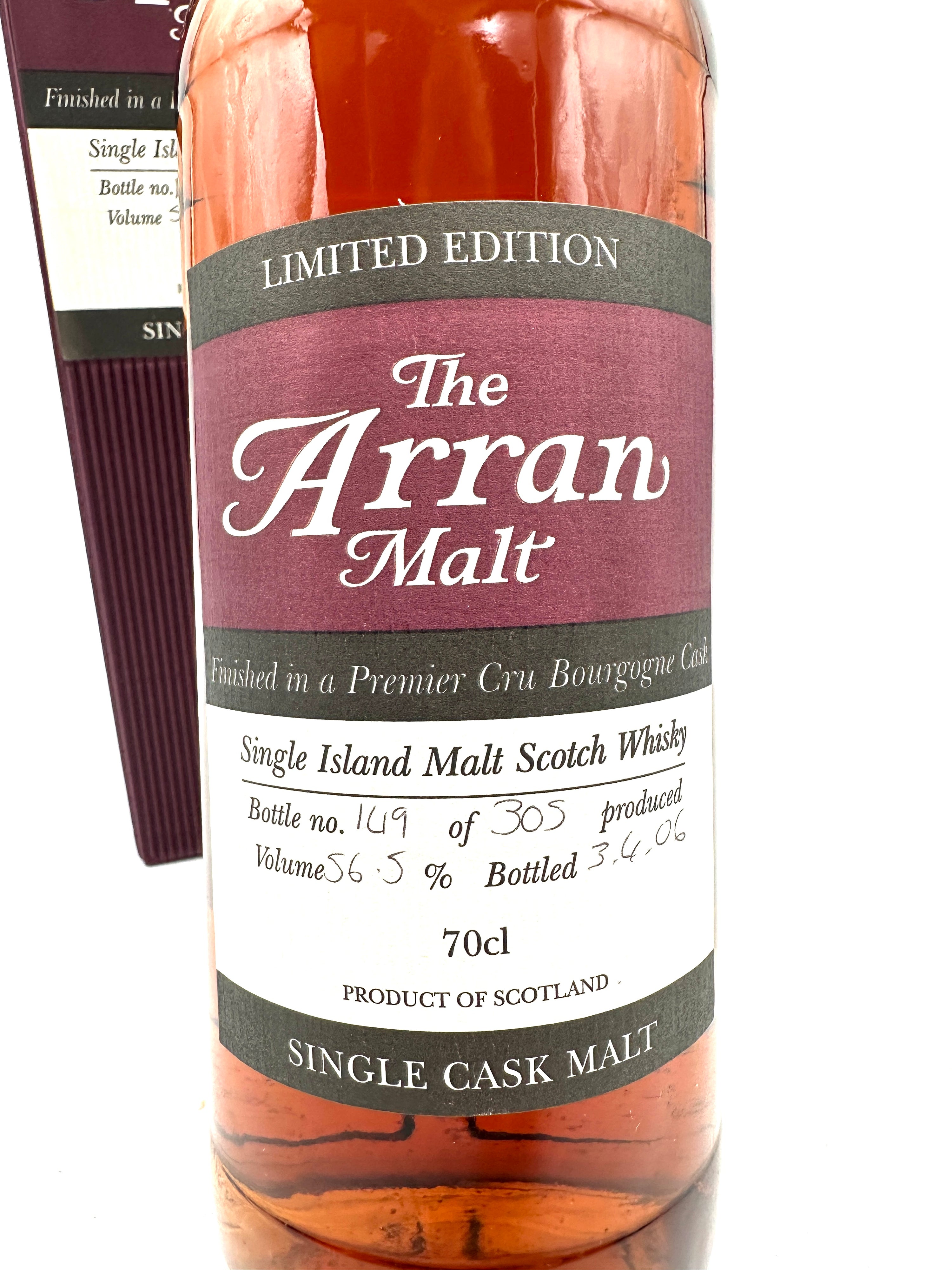 Bottl. 2006 - Arran - Bourgogne 1er Cask Single Island Malt Scotch Whisky