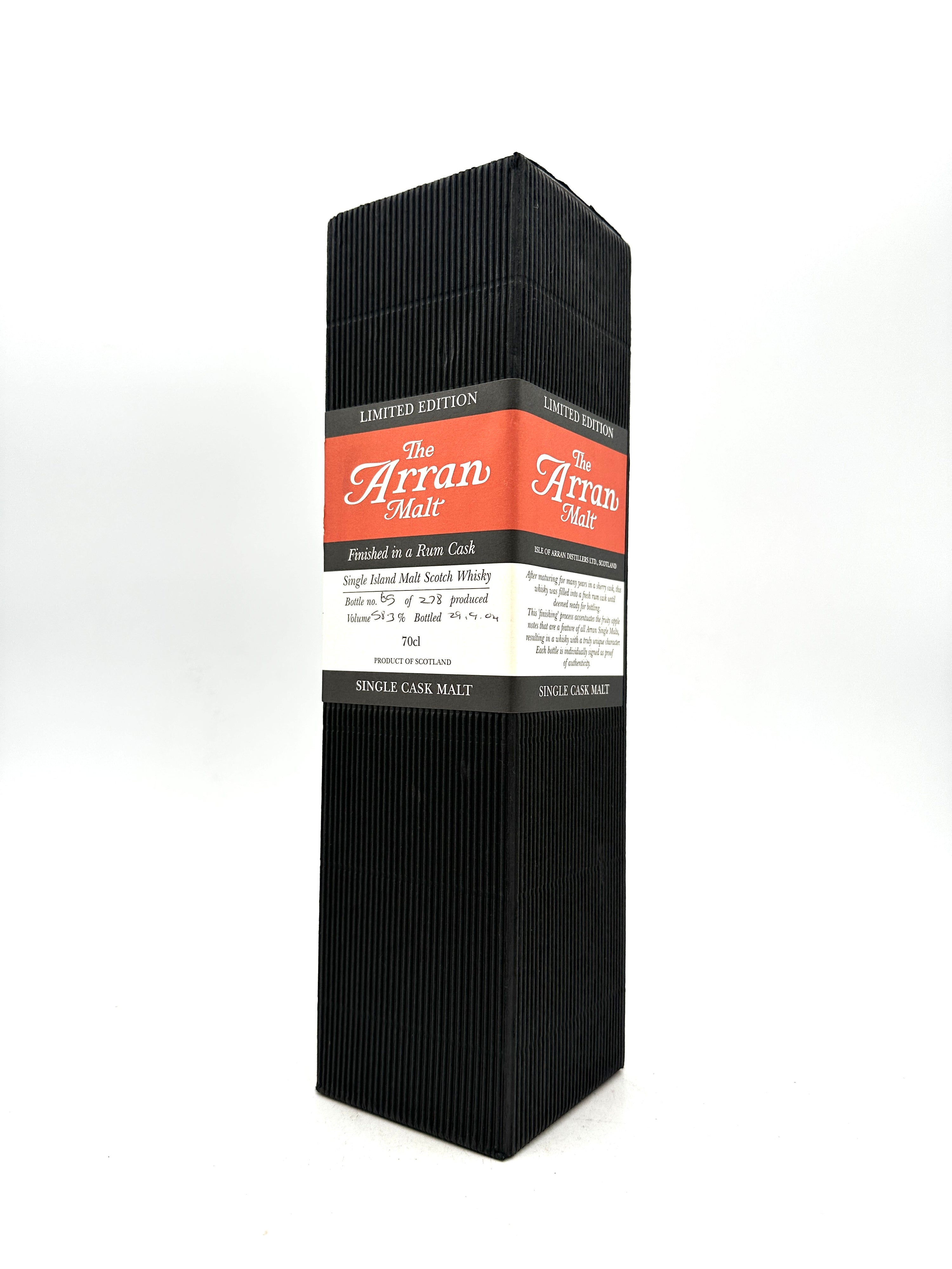Bottl. 2004 - Arran - Rum Cask Single Island Malt Scotch Whisky