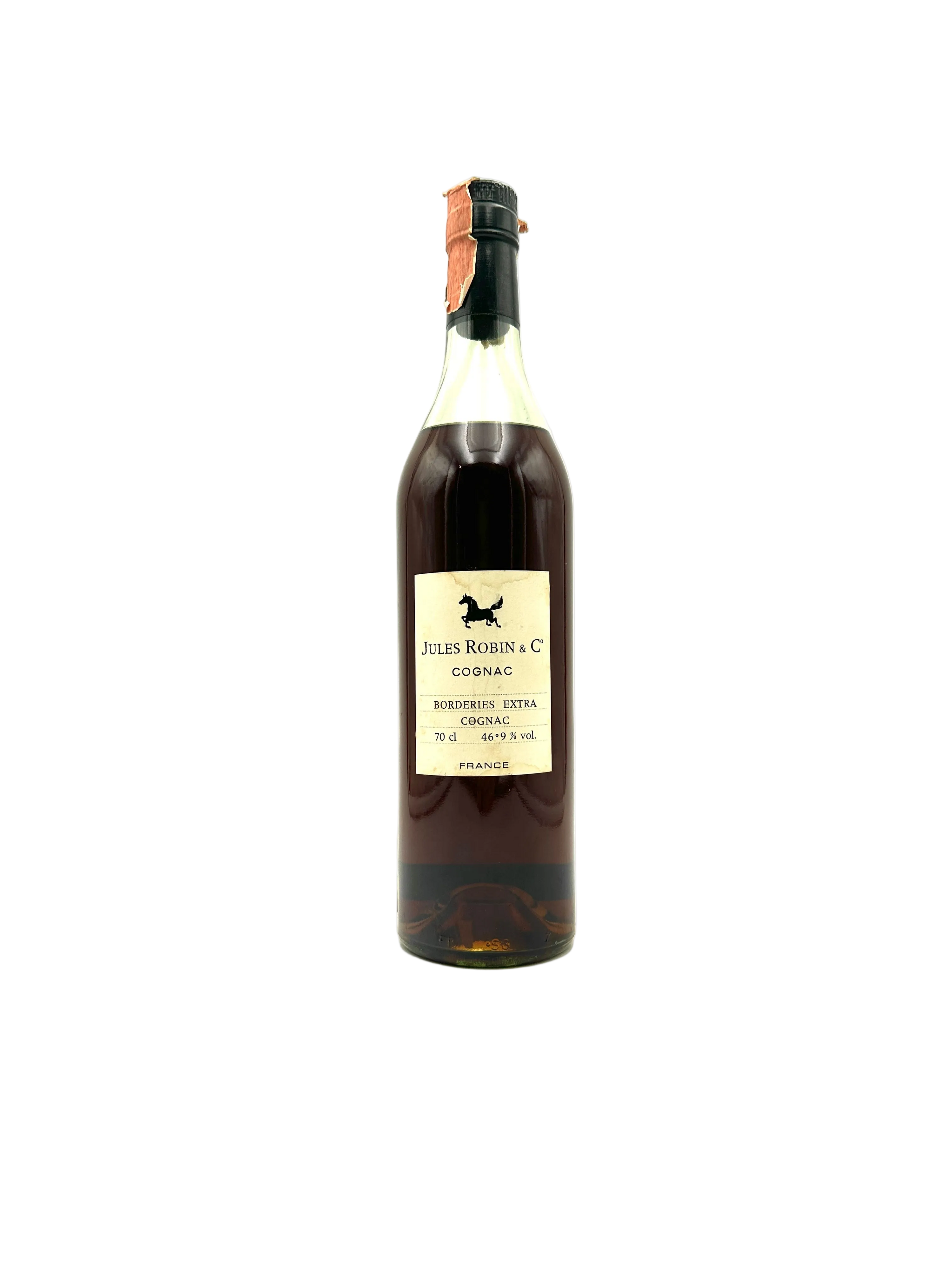 Jules Robin - Cognac Borderies Extra - 0,7L 46,9% - 1980s