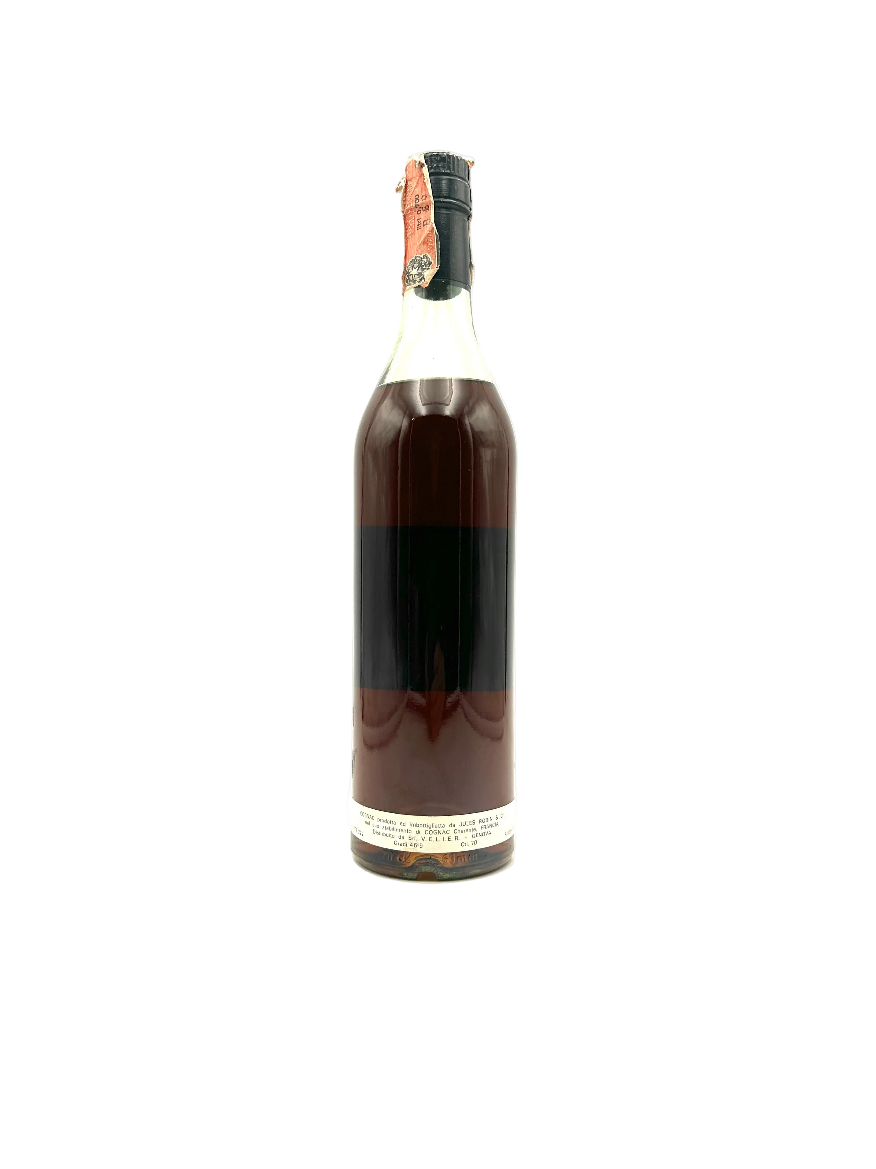 Jules Robin - Cognac Borderies Extra - 0,7L 46,9% - 1980s