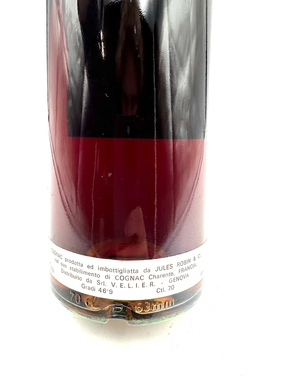 Jules Robin - Cognac Borderies Extra - 0,7L 46,9% - 1980s