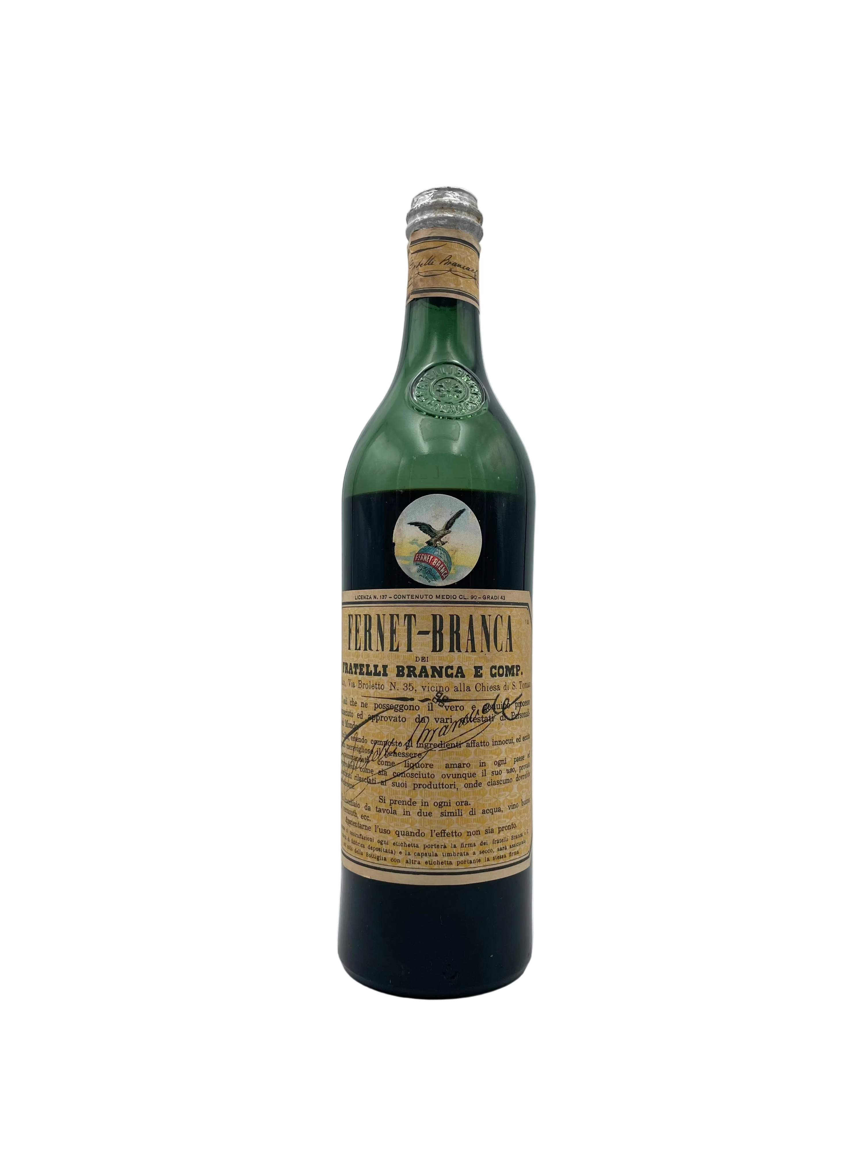 Fratelli Branca - Fernet Branca - Sigillo Fasci Anni '30s / '40s