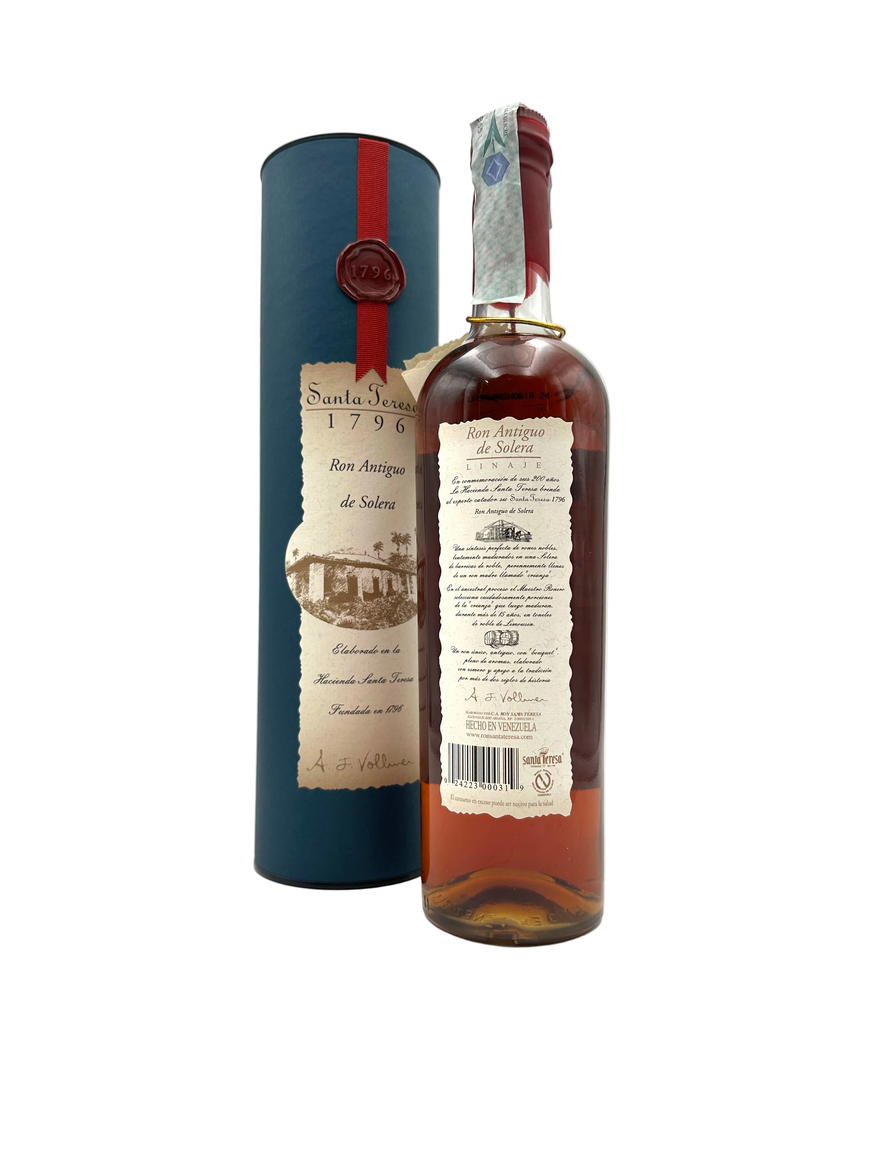 Santa Teresa - Ron Antiguo de Solera "1796"