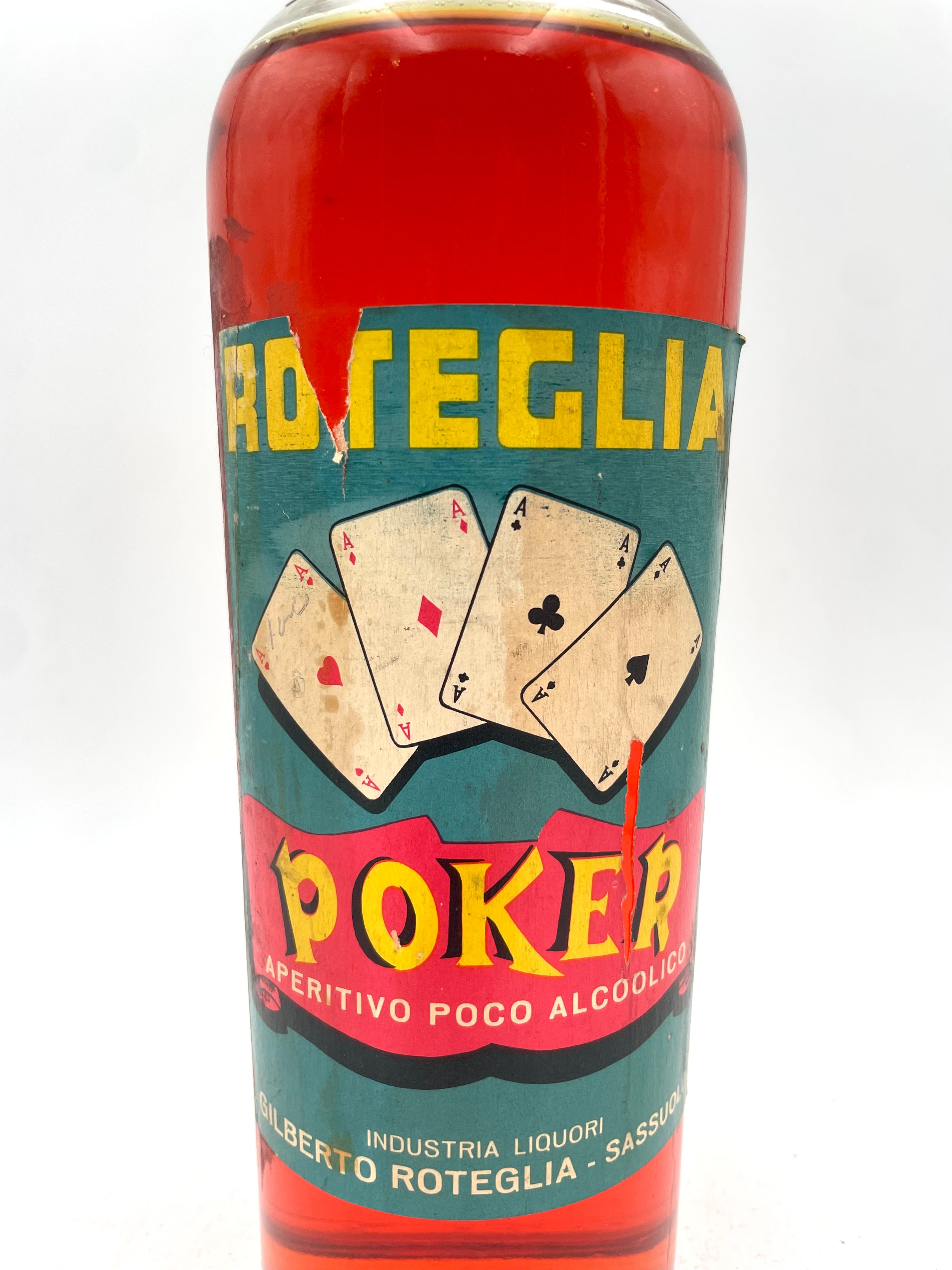 Roteglia - Poker - Aperitivo Poco Alcolico - Sigillo Stella Anni '50s