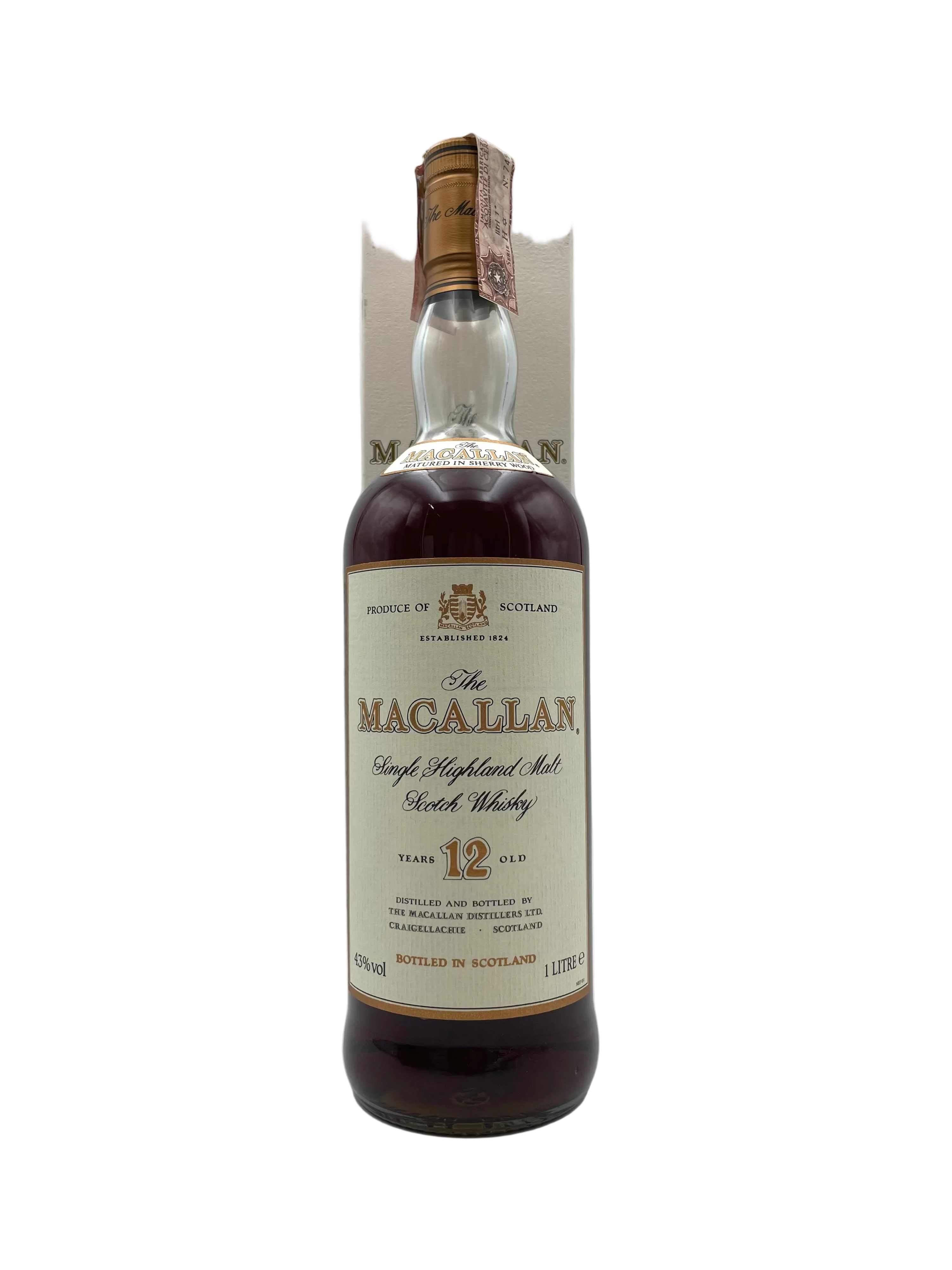 Macallan - 12 YO Single Highland Malt Scotch Whisky - Anni '80s