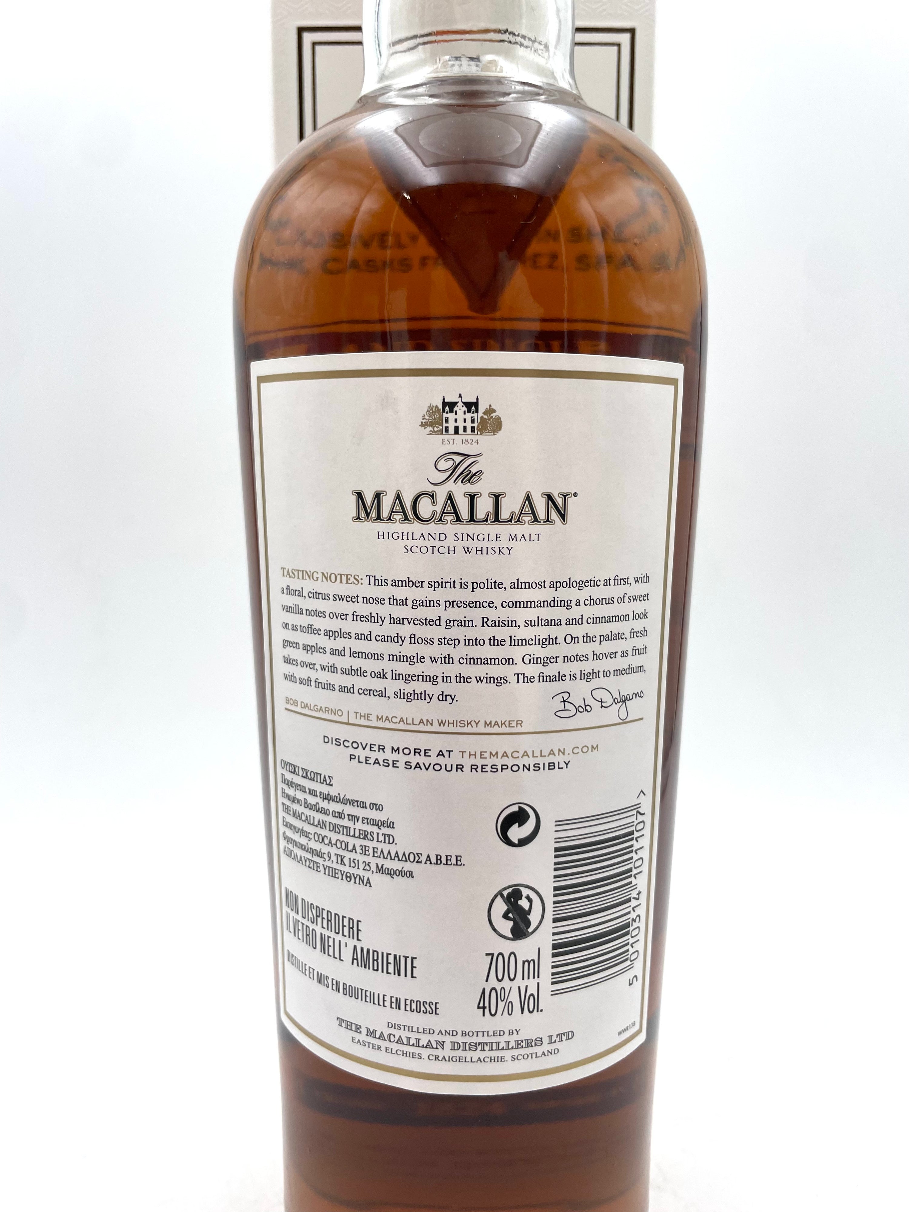 Macallan - Amber Highland Single Malt Scotch Whisky - Anni '00s