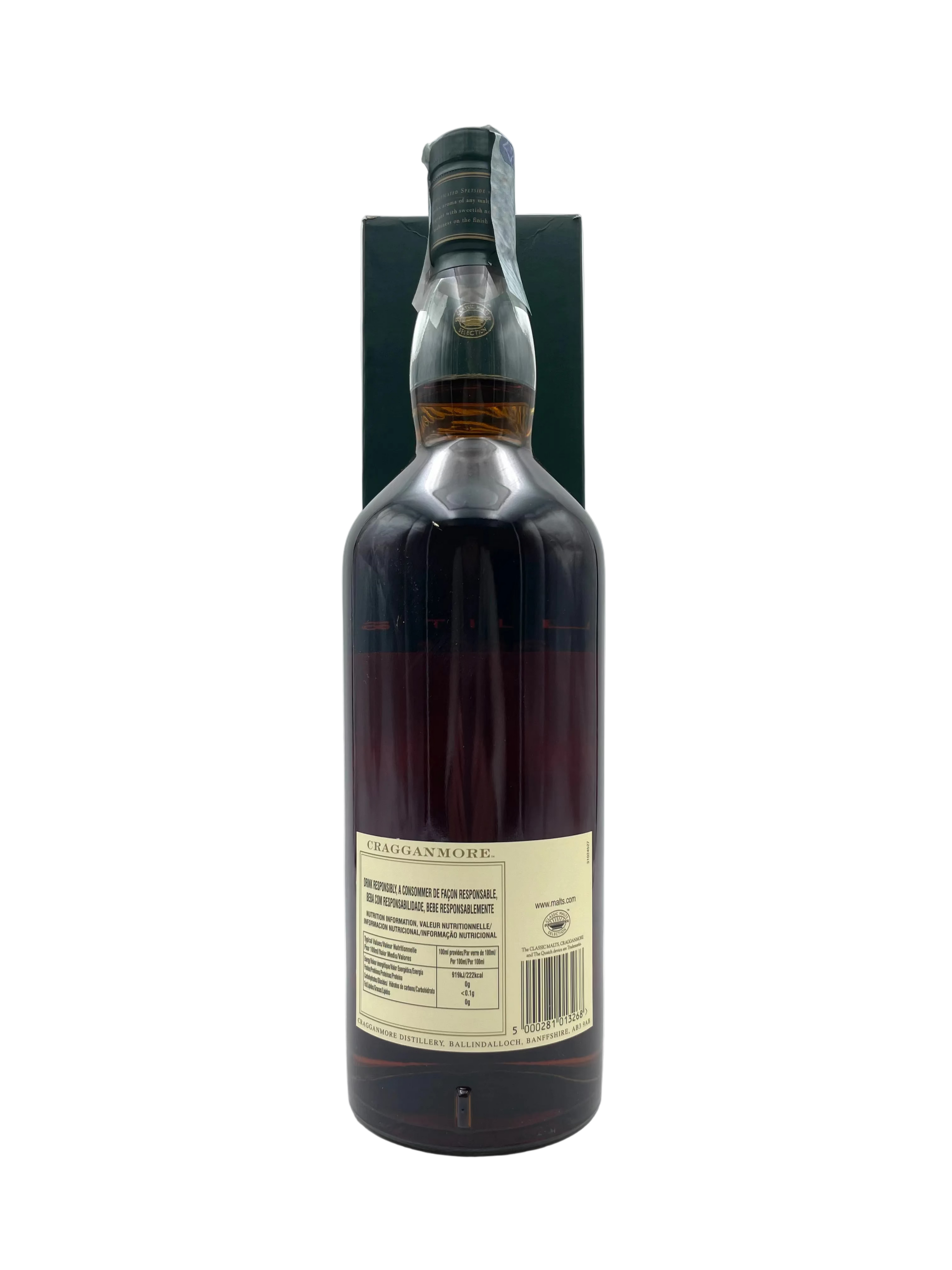 1996 - Cragganmore - Double Matured Single Speyside Scotch Whisky - Bottled in 2008