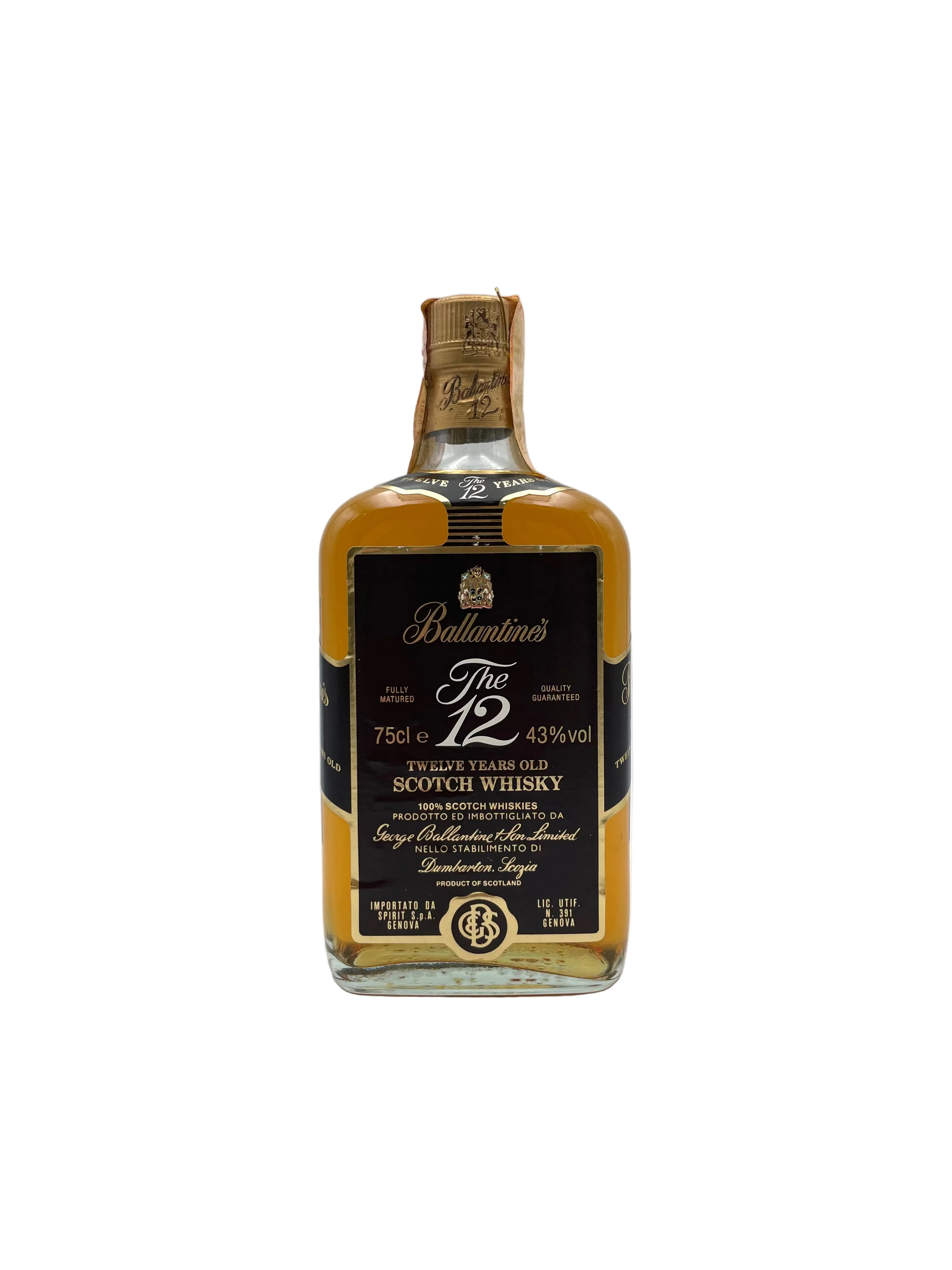 Ballantine's - 12 YO Blended Scotch Whisky - Anni '80s