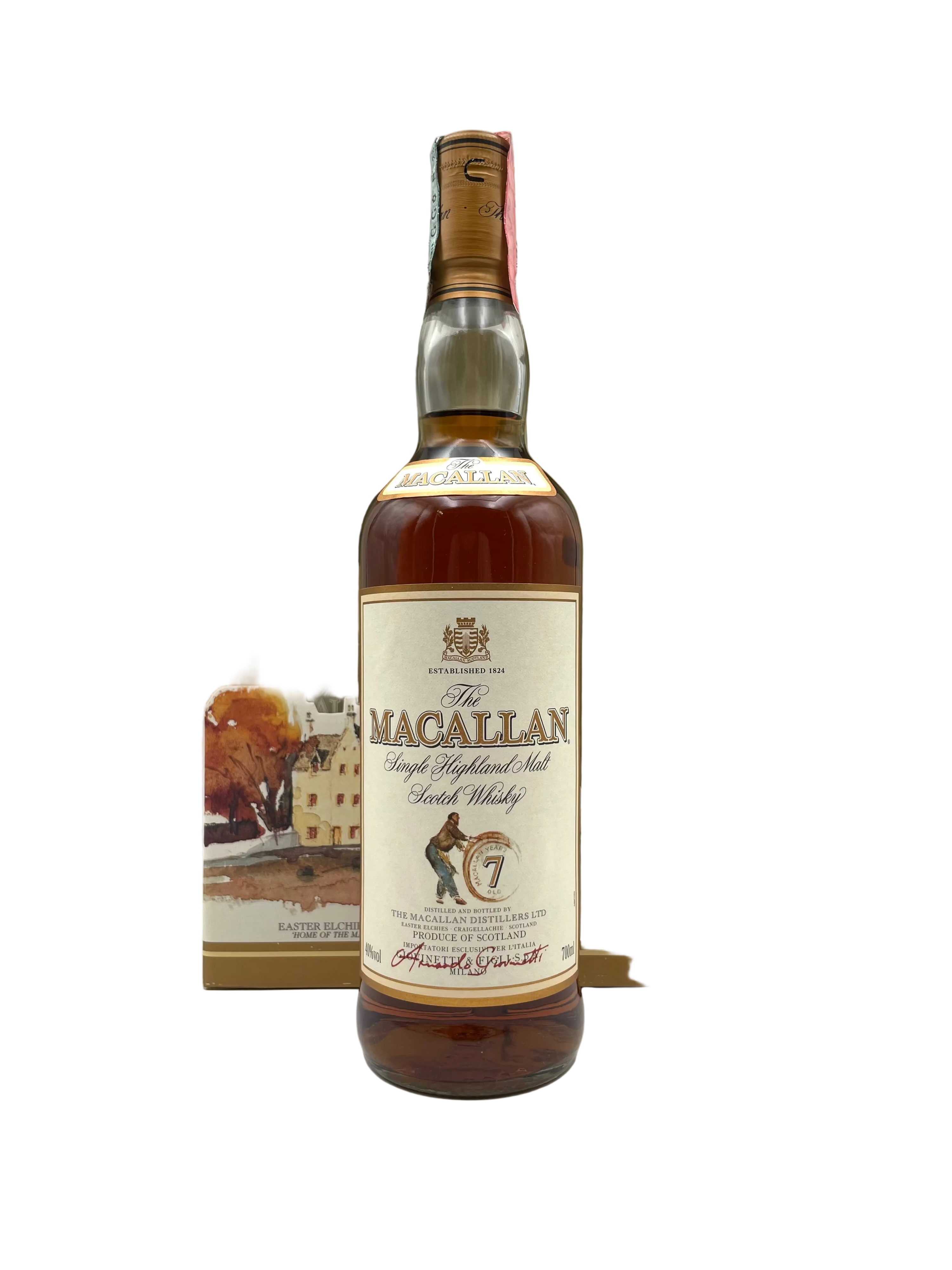 Macallan - 7 YO Single Highland Malt Scotch Whisky - Special Edition Armando Giovinetti - Anni '90s