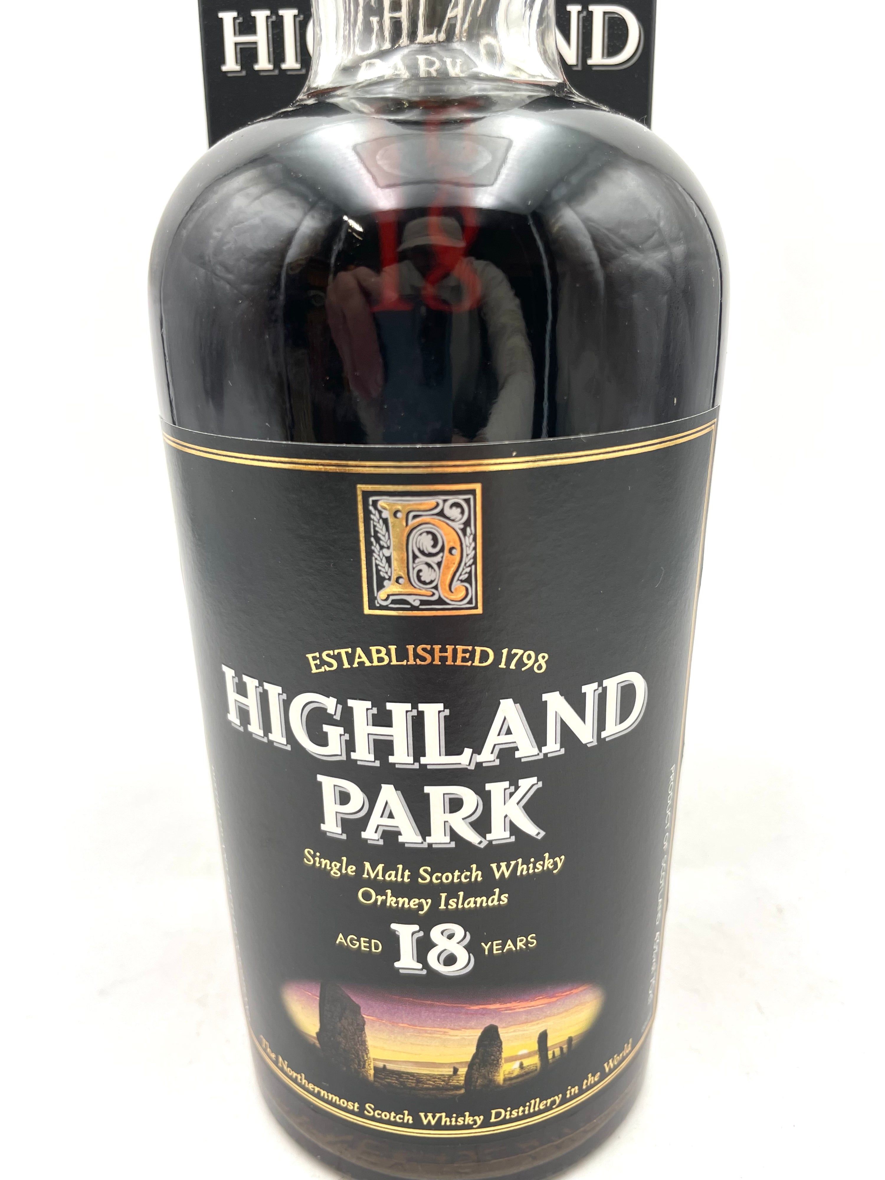 Highland Park - 18 YO Single Malt Scotch Whisky - Anni '00s