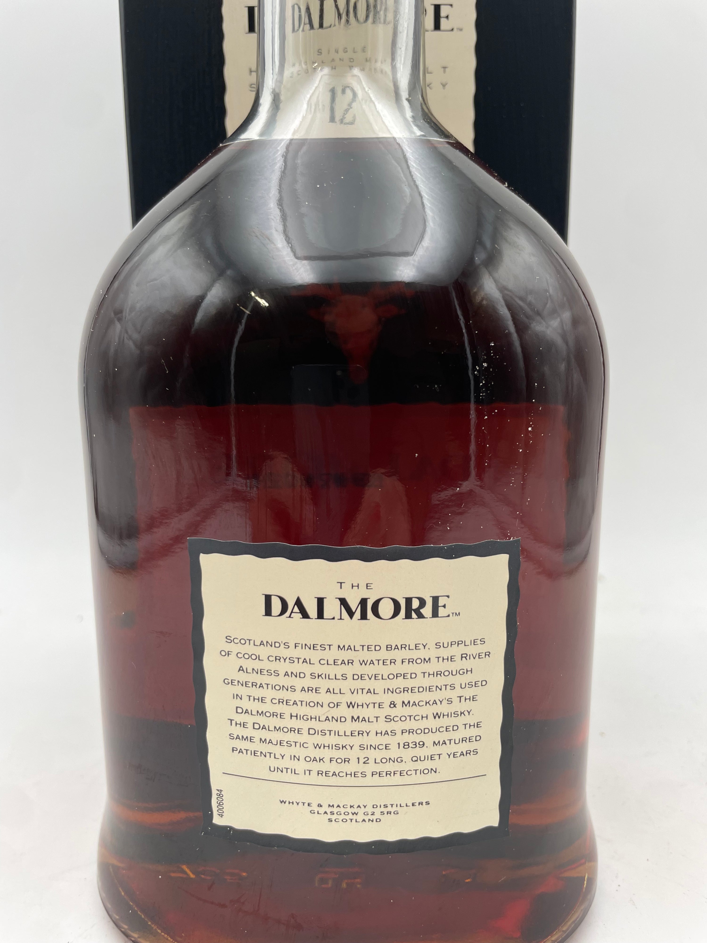 Dalmore - 12 YO Single Highland Malt Scotch Whisky - Anni '80s
