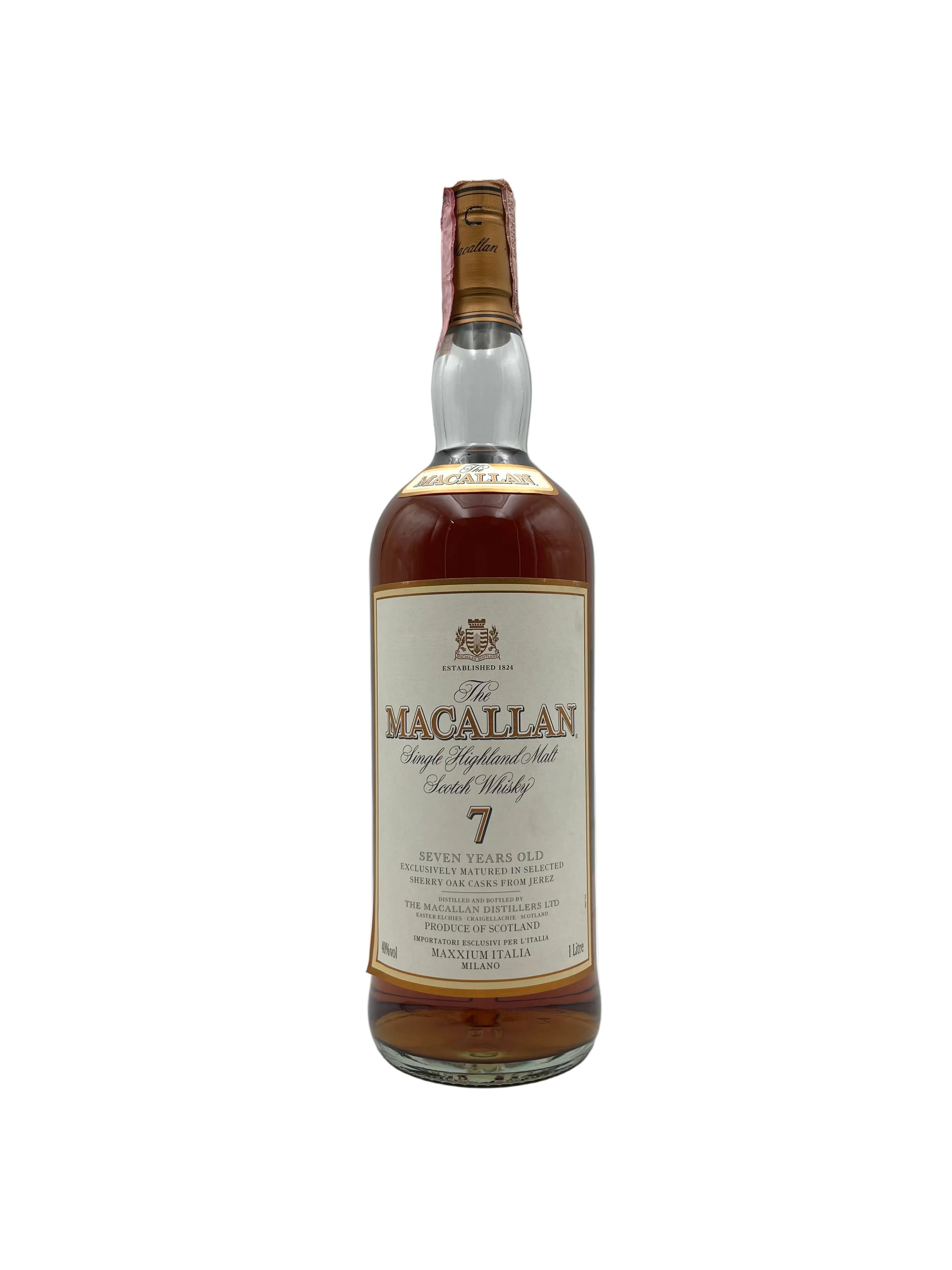 Macallan - 7 YO Single Highland Malt Scotch Whisky - Anni '80s
