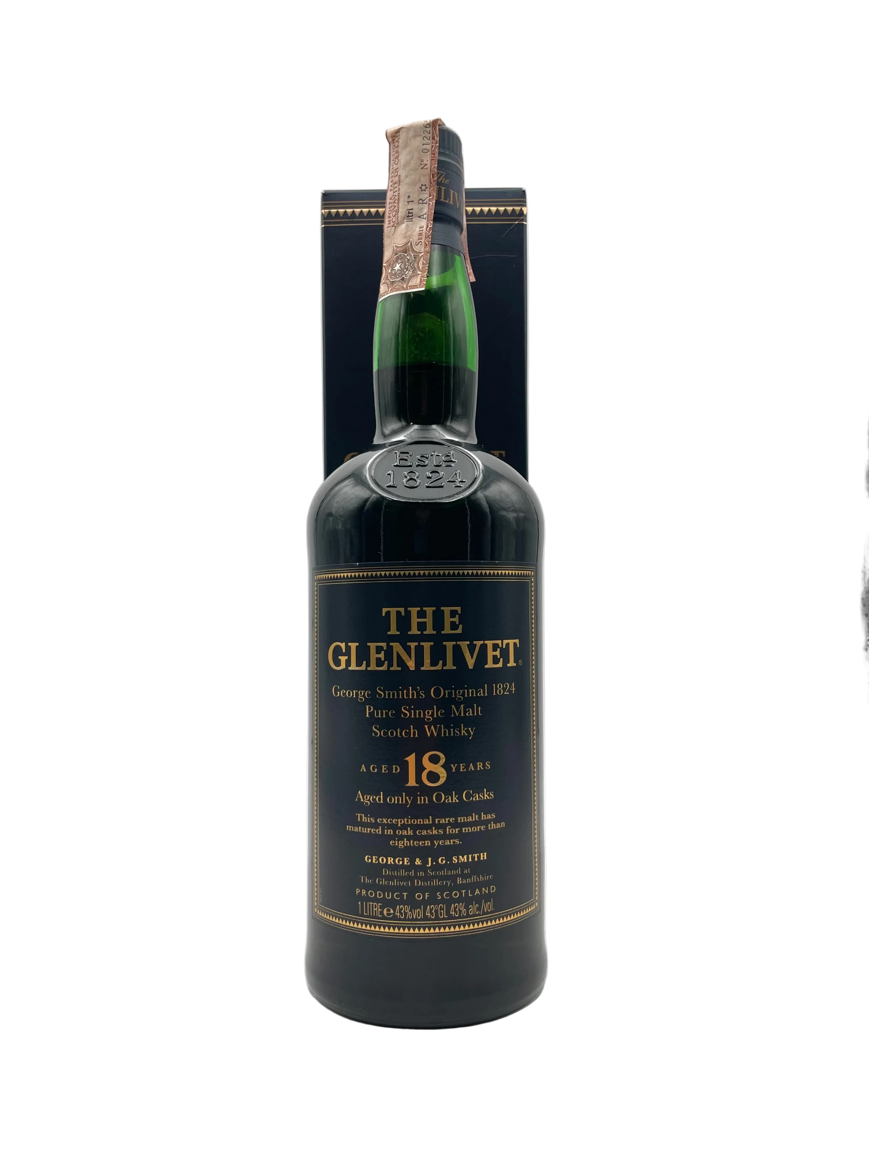 The Glenlivet - 18 YO Pure Single Malt Scotch Whisky - Anni '80s