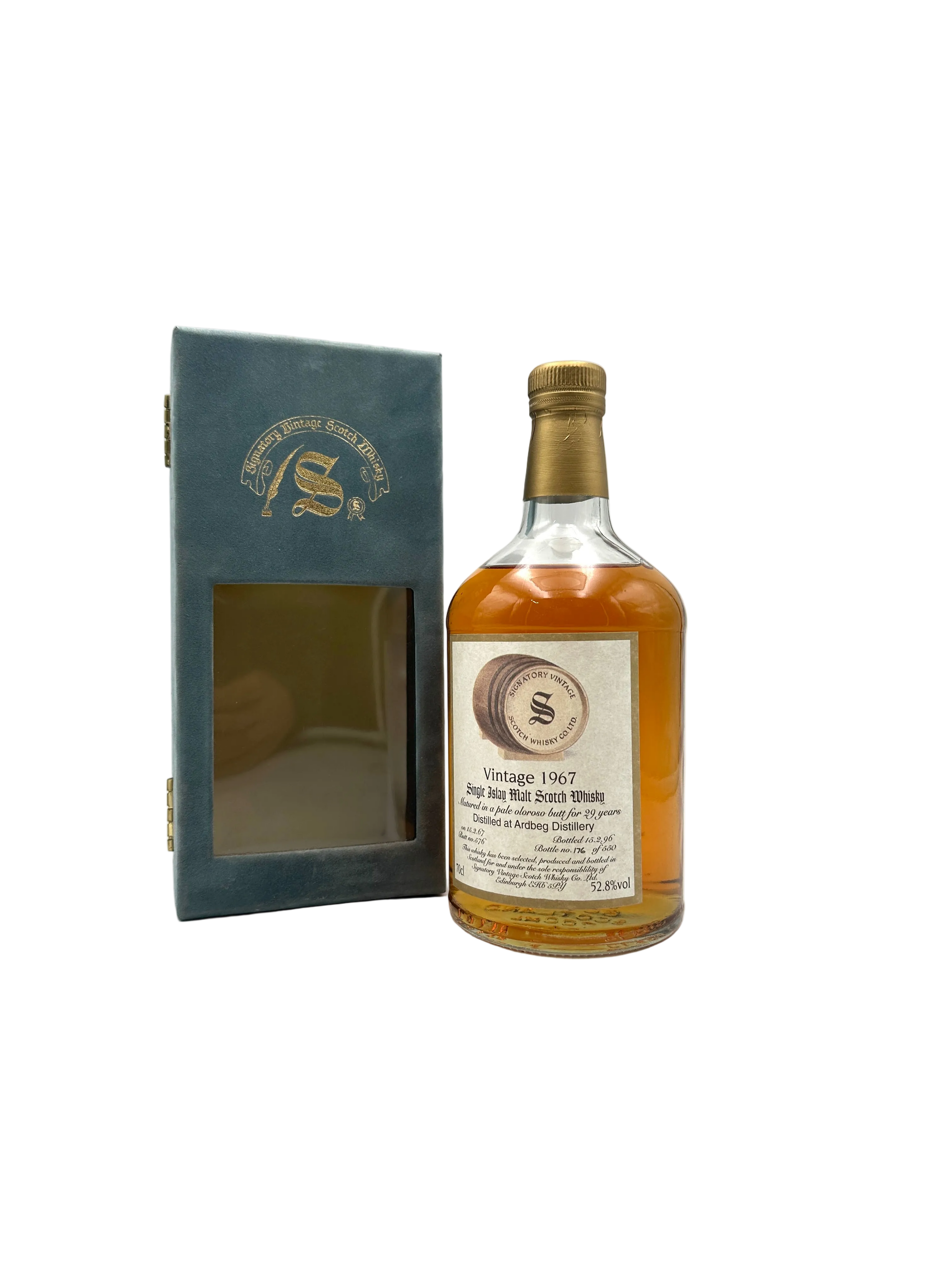 1967 - Ardbeg - 29 Years Old Single Islay Malt Scotch Whisky - Signatory Vintage