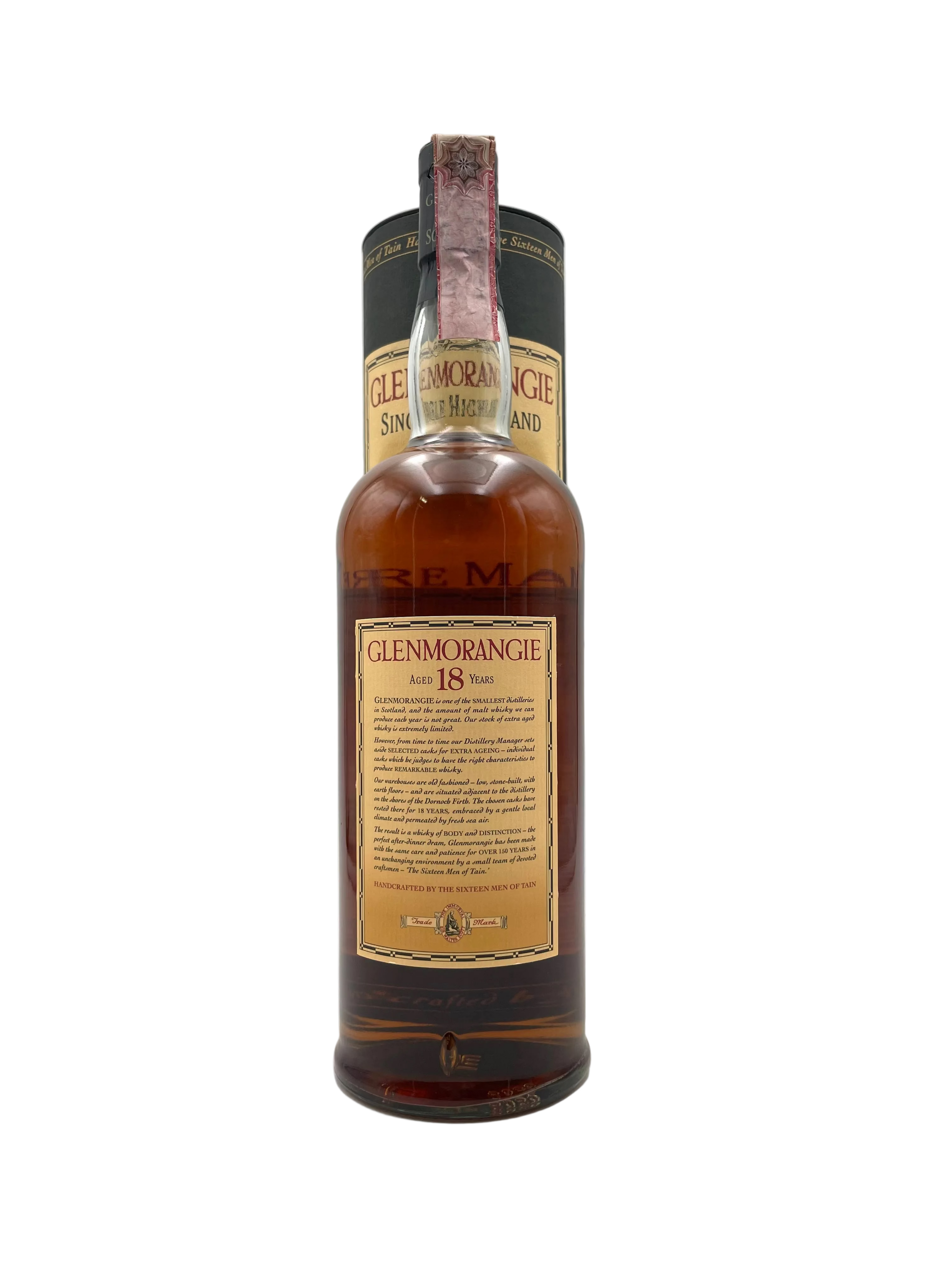Glenmorangie - 18 YO Single Highland Rare Malt Scotch Whisky - Anni '80s