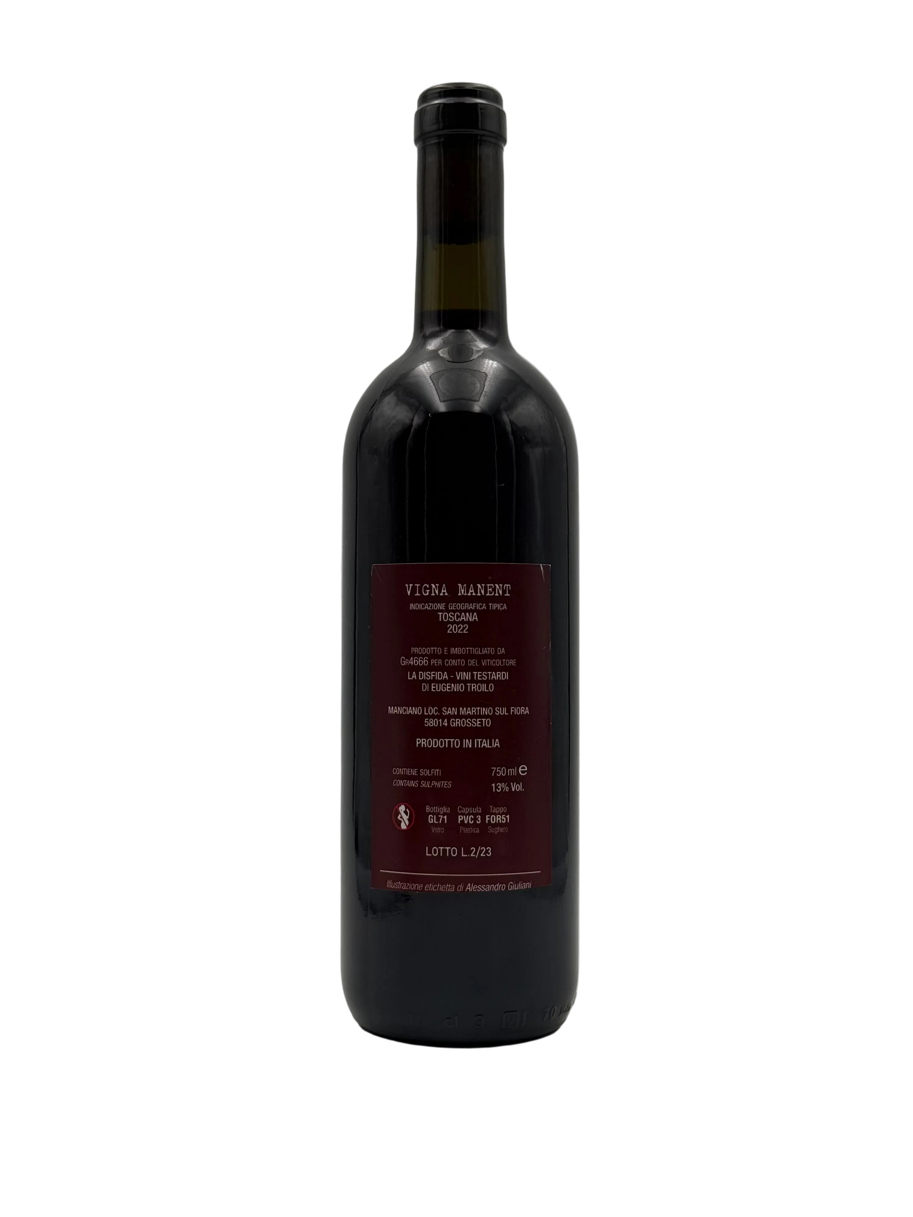 2022 - La Disfida Vini Testardi - Vigna Manent