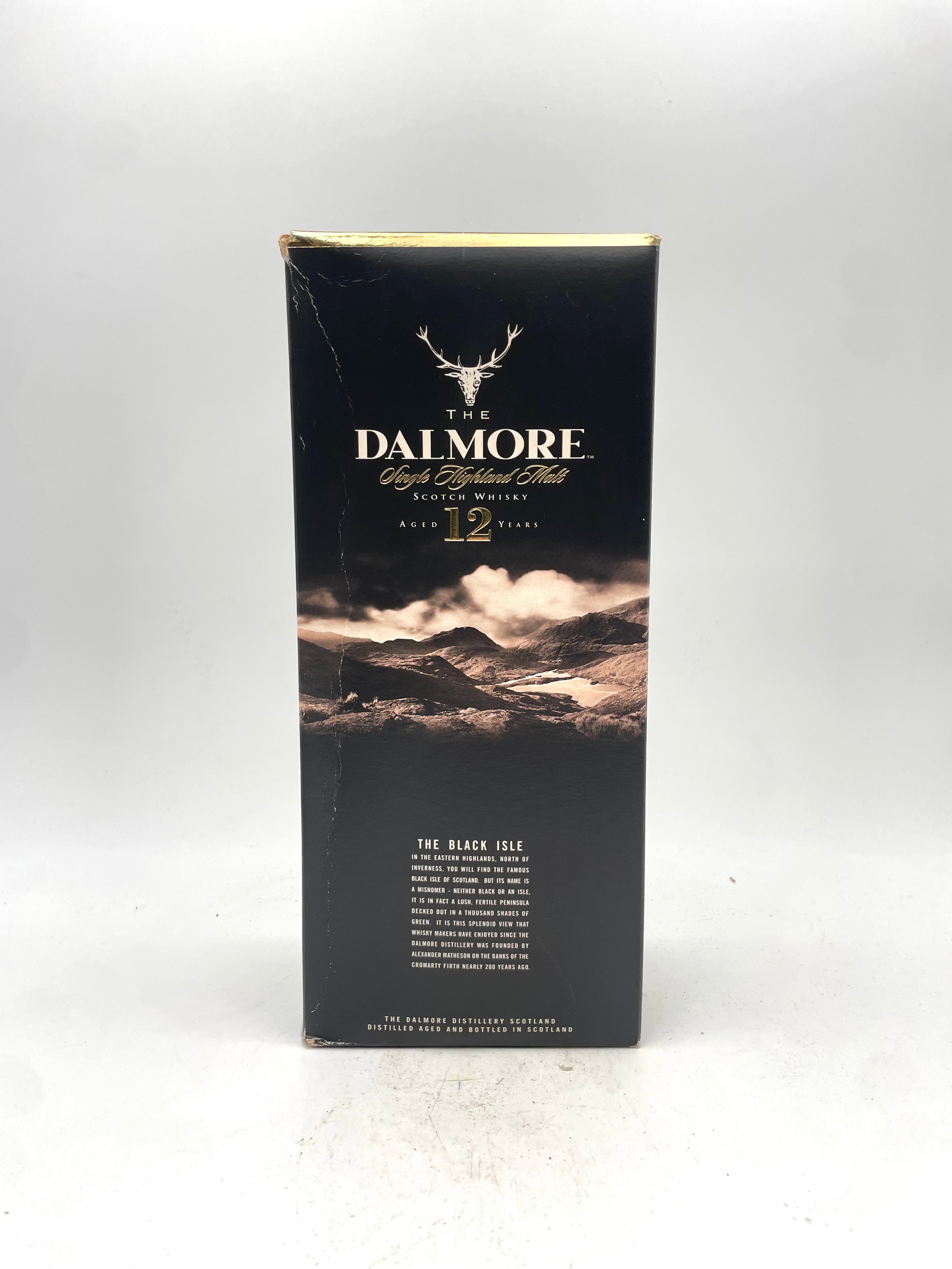 Dalmore - 12 YO The Black Isle Single Highland Malt Scotch Whisky - Anni '80s