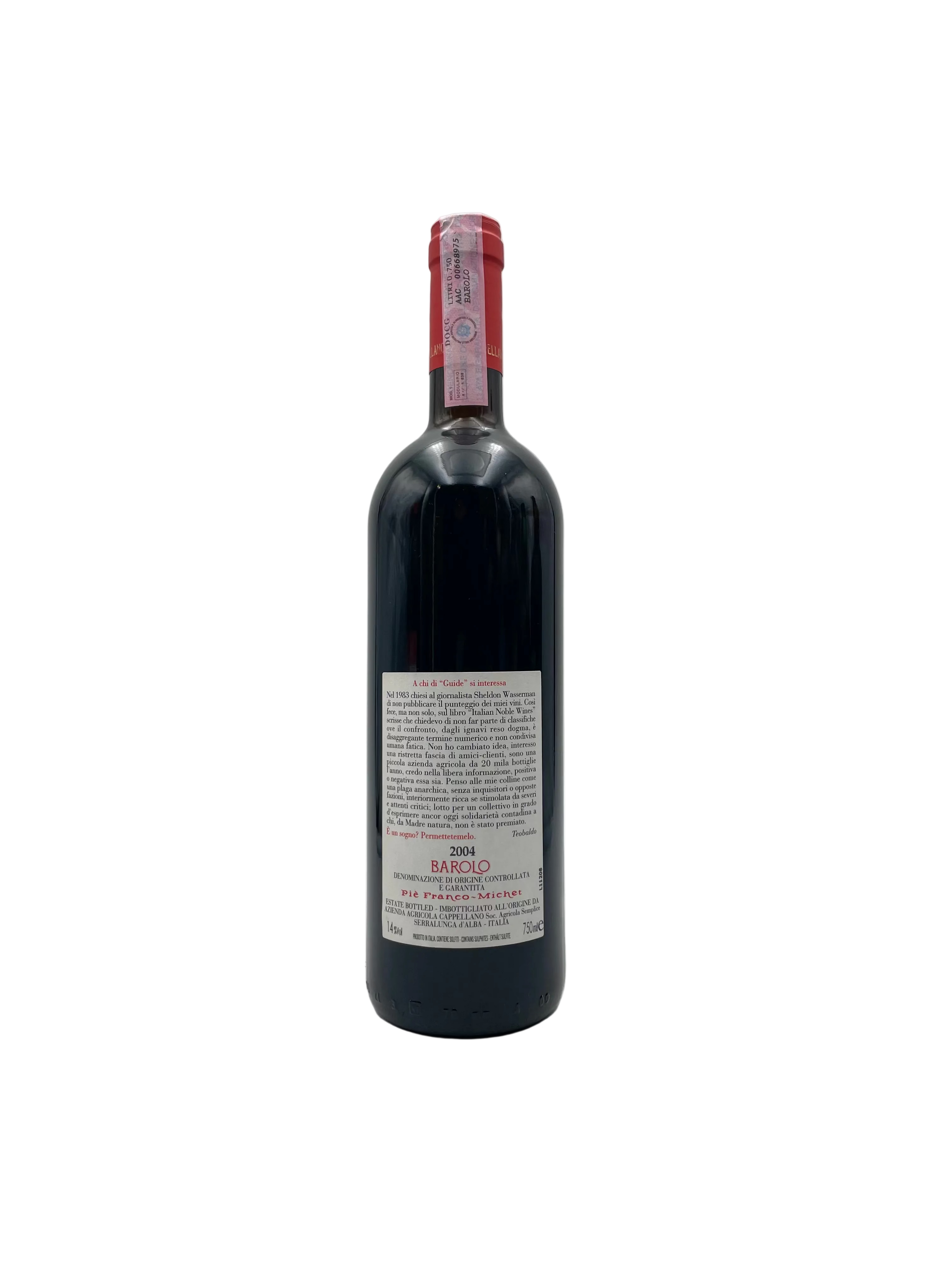 2004 - Cappellano - Barolo Otin Fiorin Piè Franco