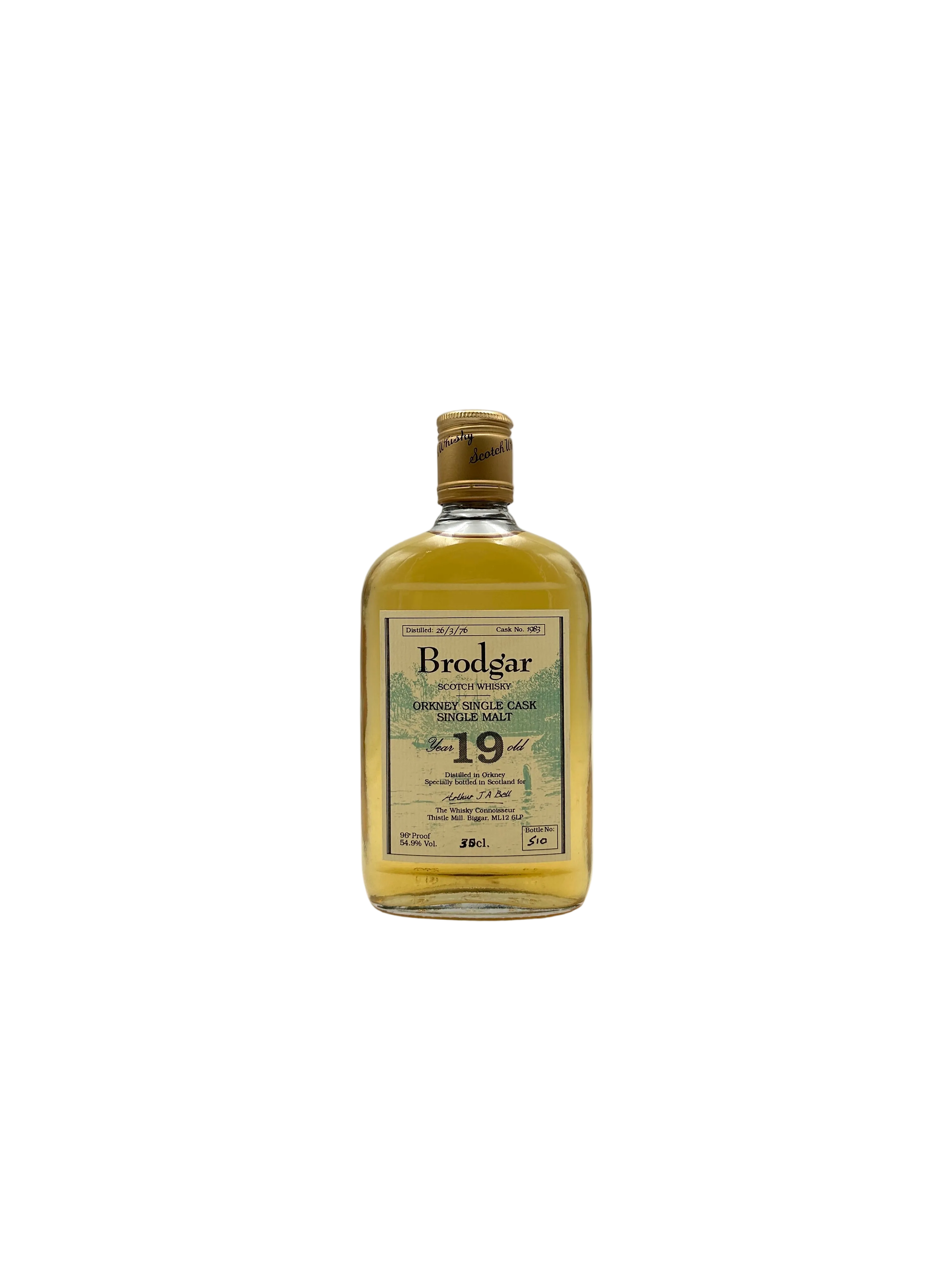 1976 - Highland Park - Brodgar 19 Years Old Orkney Single Malt Scotch Whisky - The Whisky Connoisseur