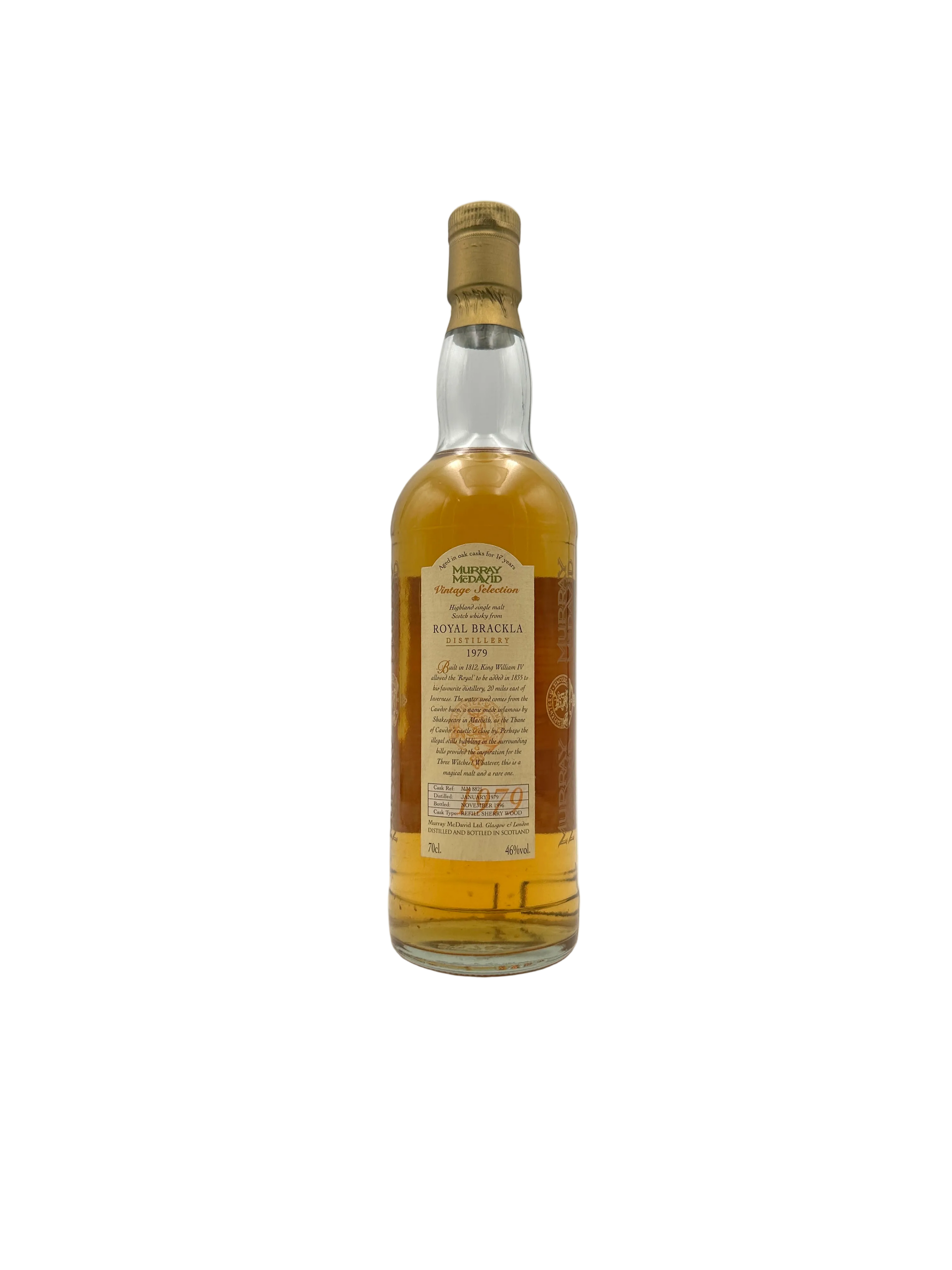 1979 - Royal Brackla - Sherry Wood Single Malt Scotch Whisky - Murray McDavid - Bottl. 1996