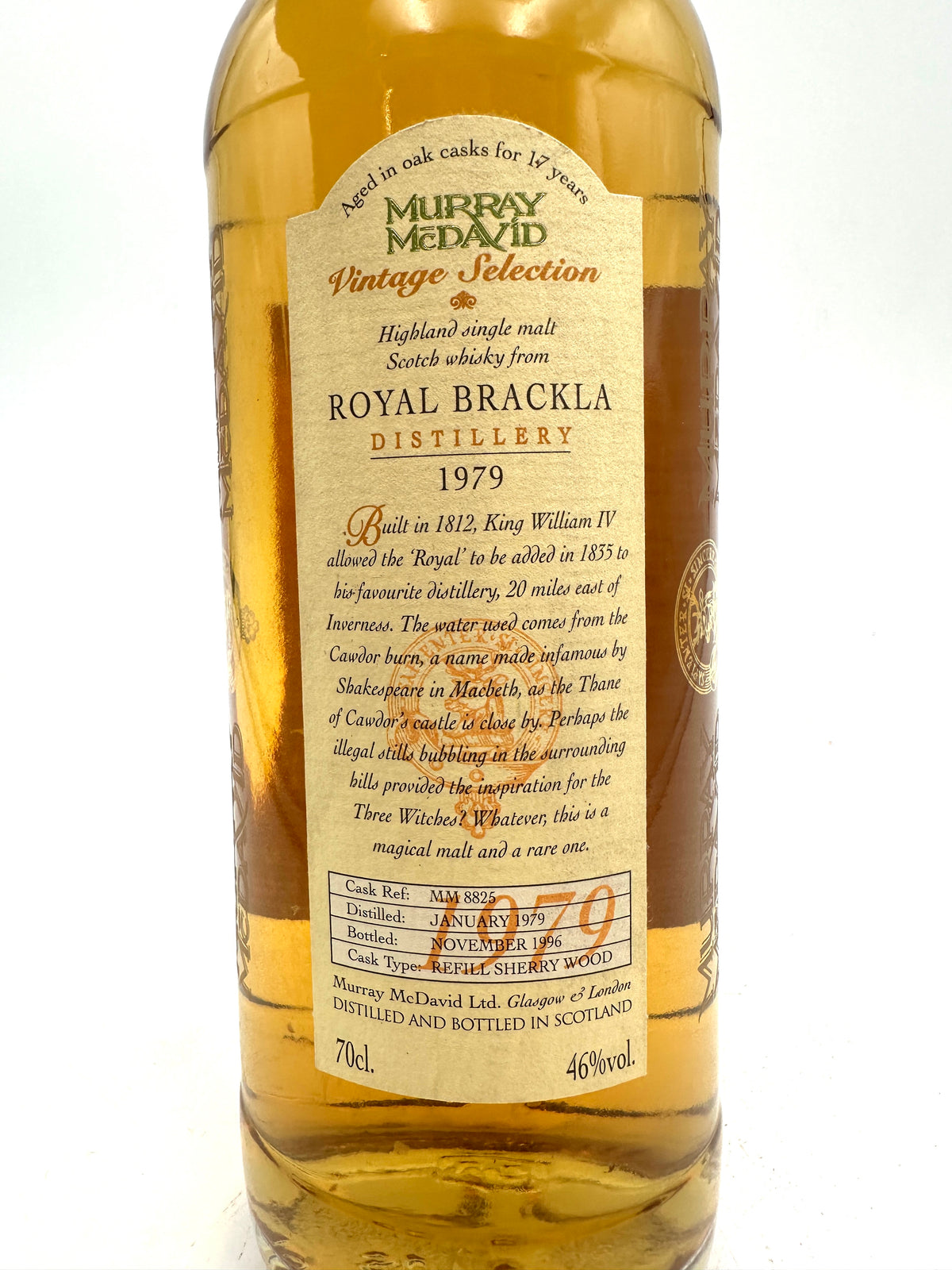 1979 - Royal Brackla - Sherry Wood Single Malt Scotch Whisky - Murray McDavid - Bottl. 1996