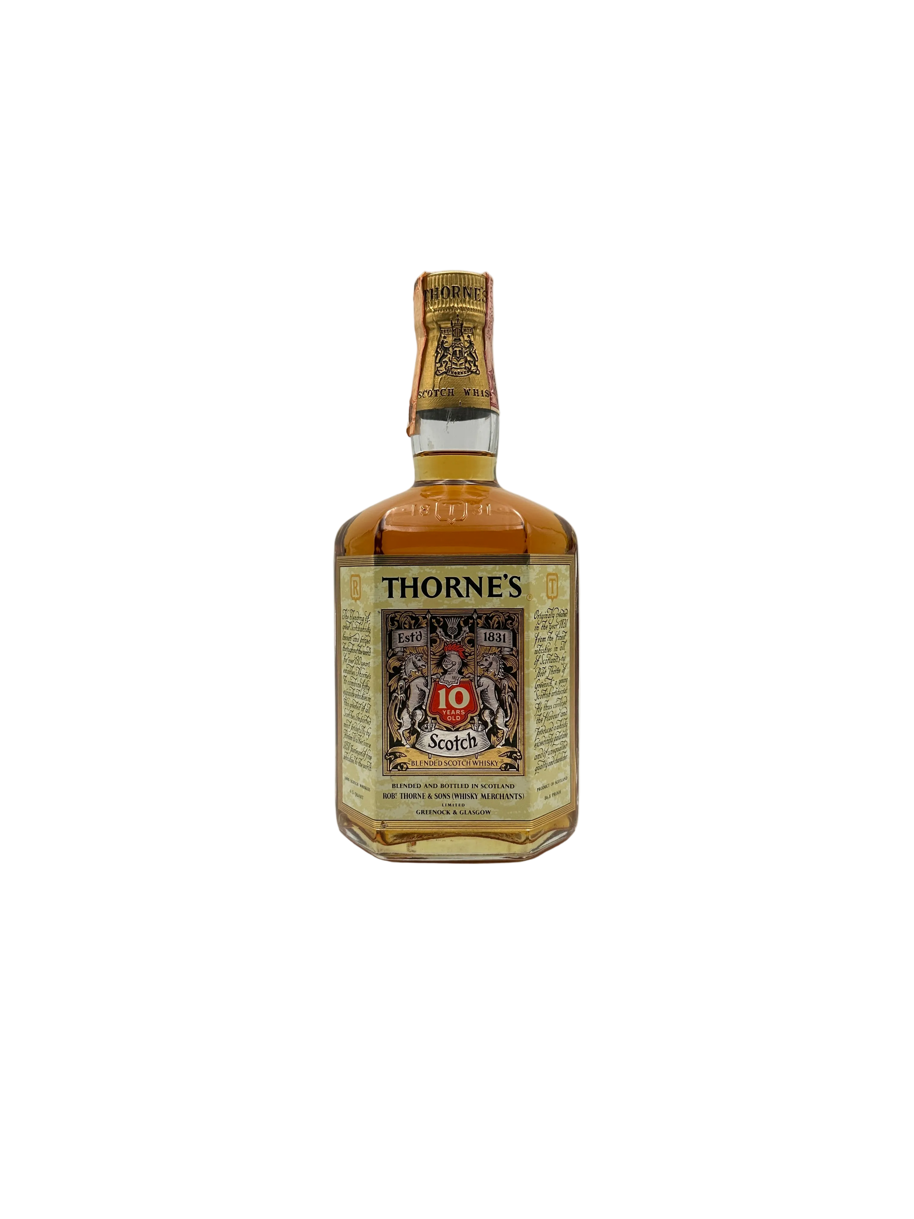 Thorne's - 10 Years Old Blended Scotch Whisky - 1960s