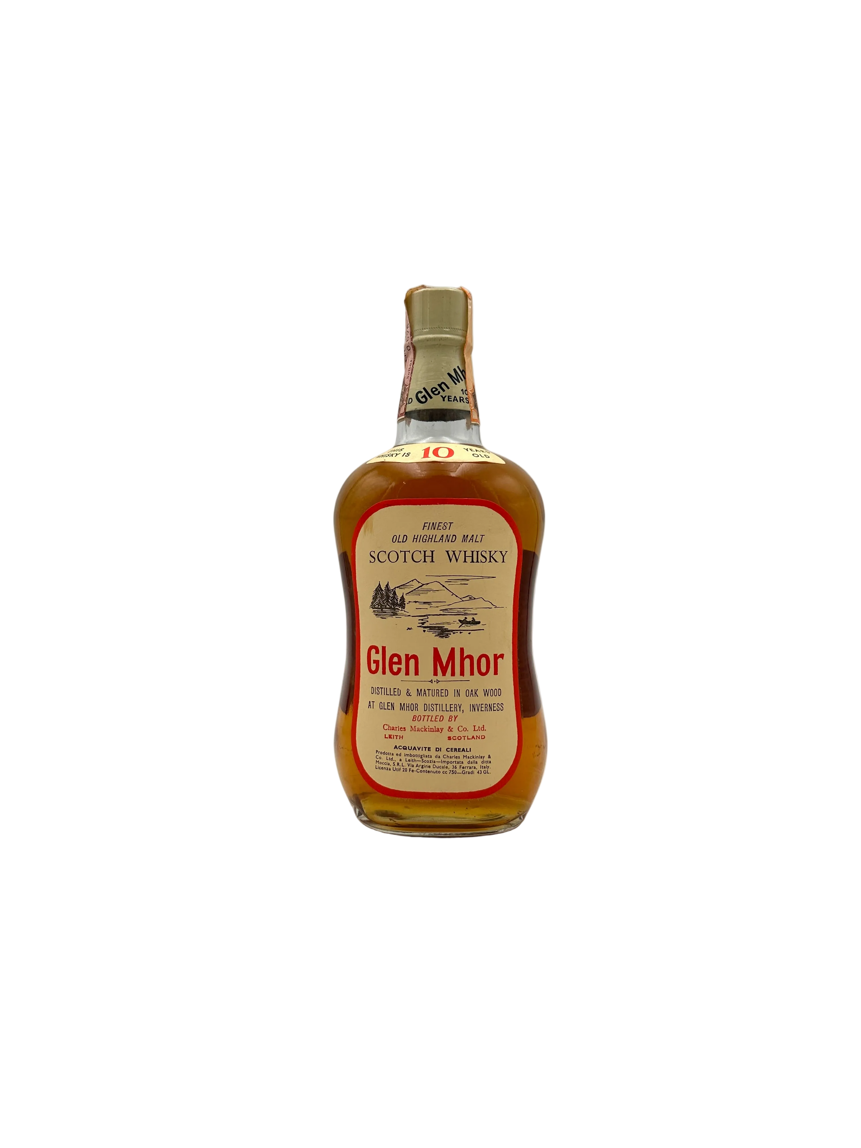 Glen Mhor - 10 Years Old Finest Old Highland Malt Scotch Whisky