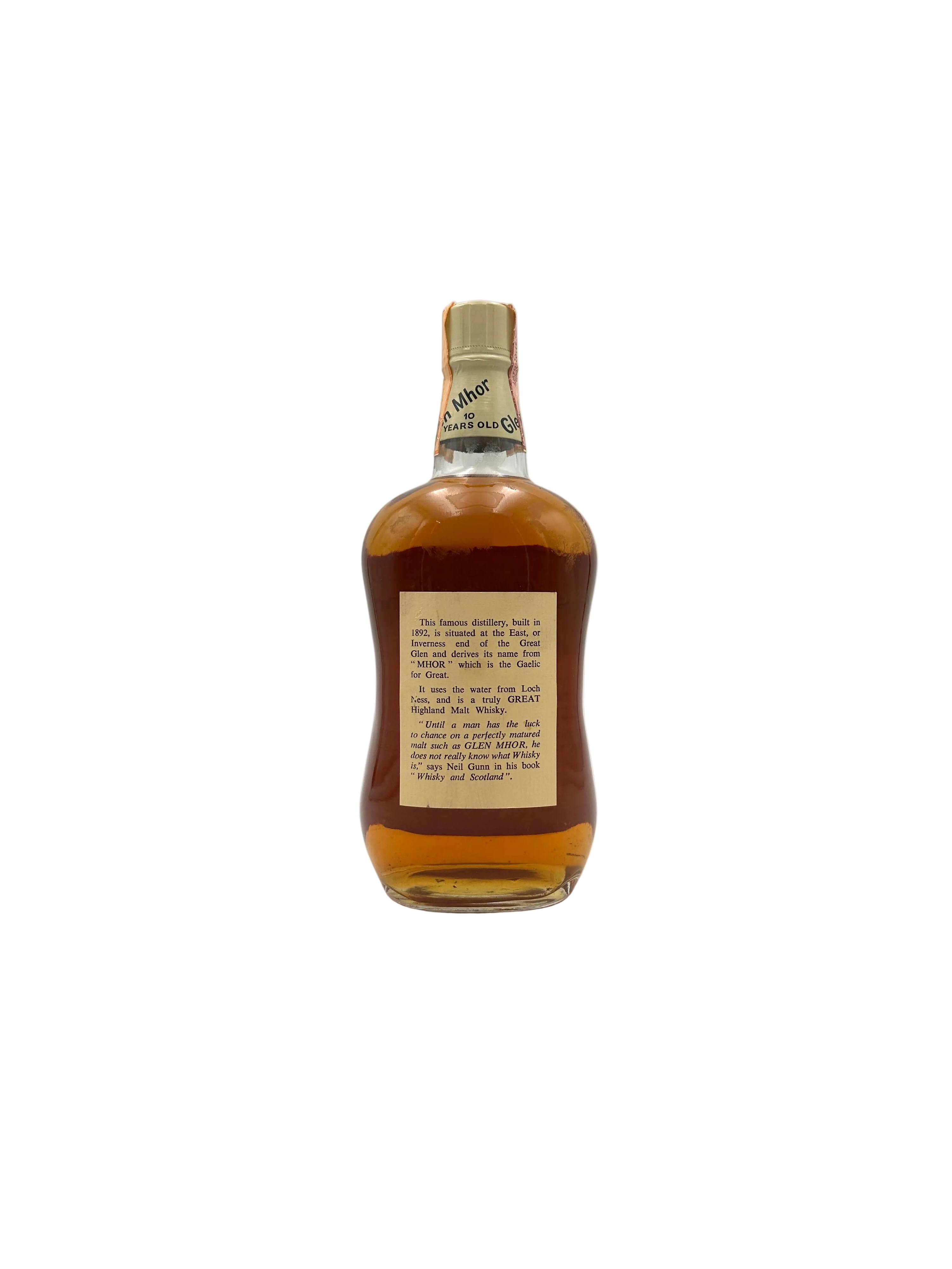Glen Mhor - 10 Years Old Finest Old Highland Malt Scotch Whisky