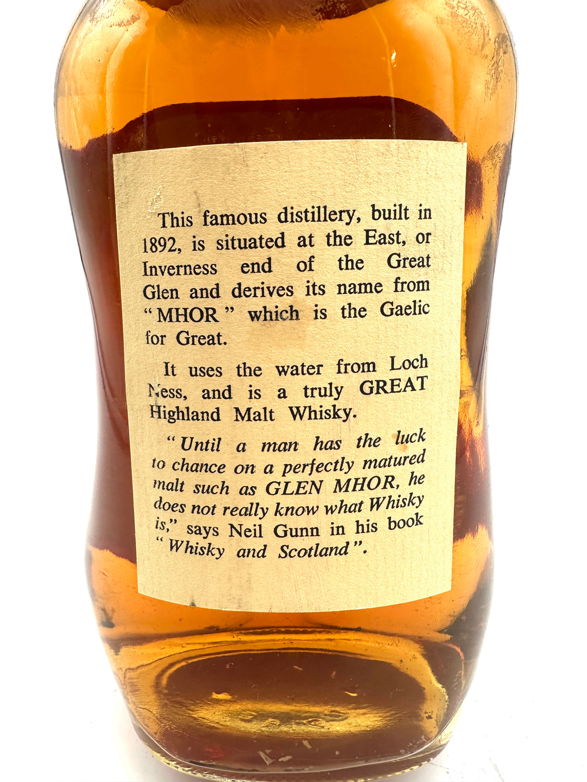Glen Mhor - 10 Years Old Finest Old Highland Malt Scotch Whisky
