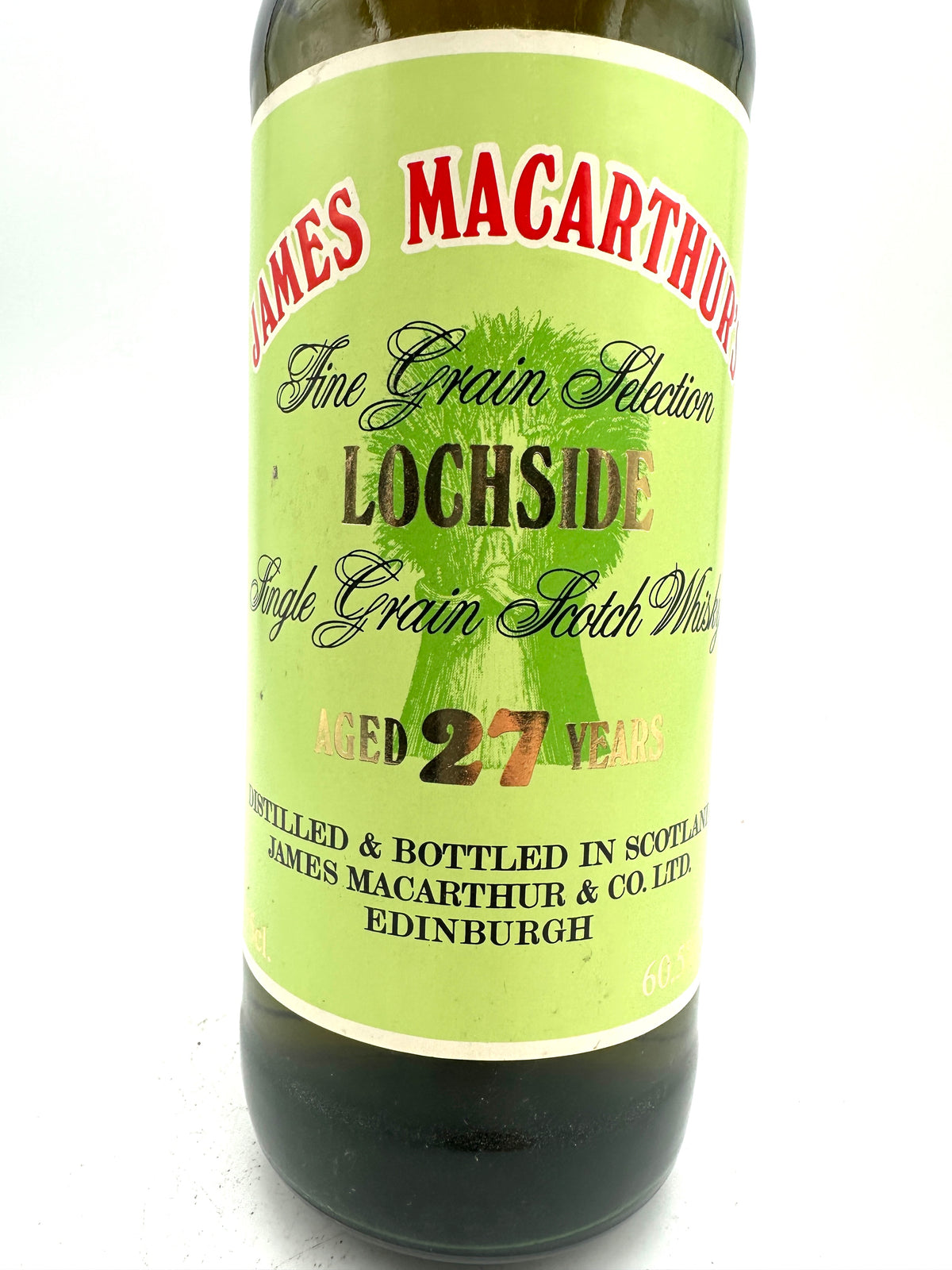 Lochside - 27 Years Old Single Grain Scotch Whisky - James MacArthur - 0,75L 60,5%