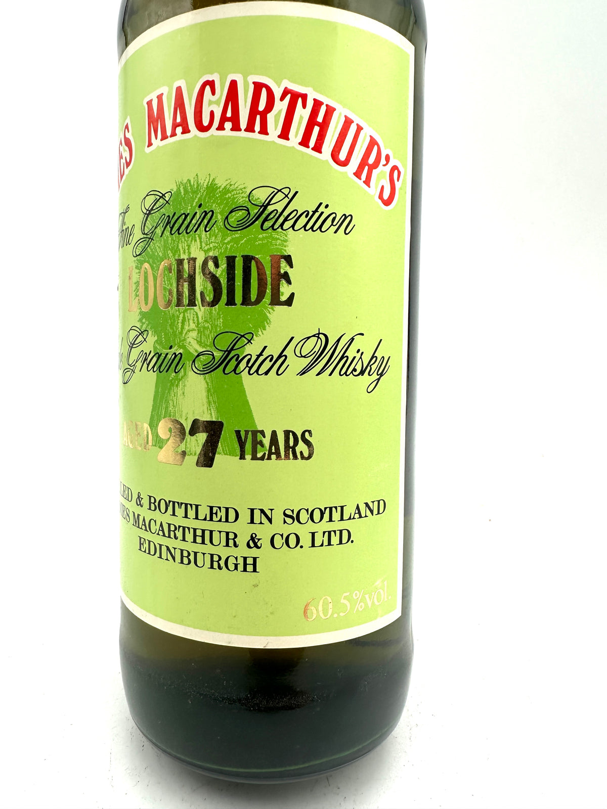 Lochside - 27 Years Old Single Grain Scotch Whisky - James MacArthur - 0,75L 60,5%