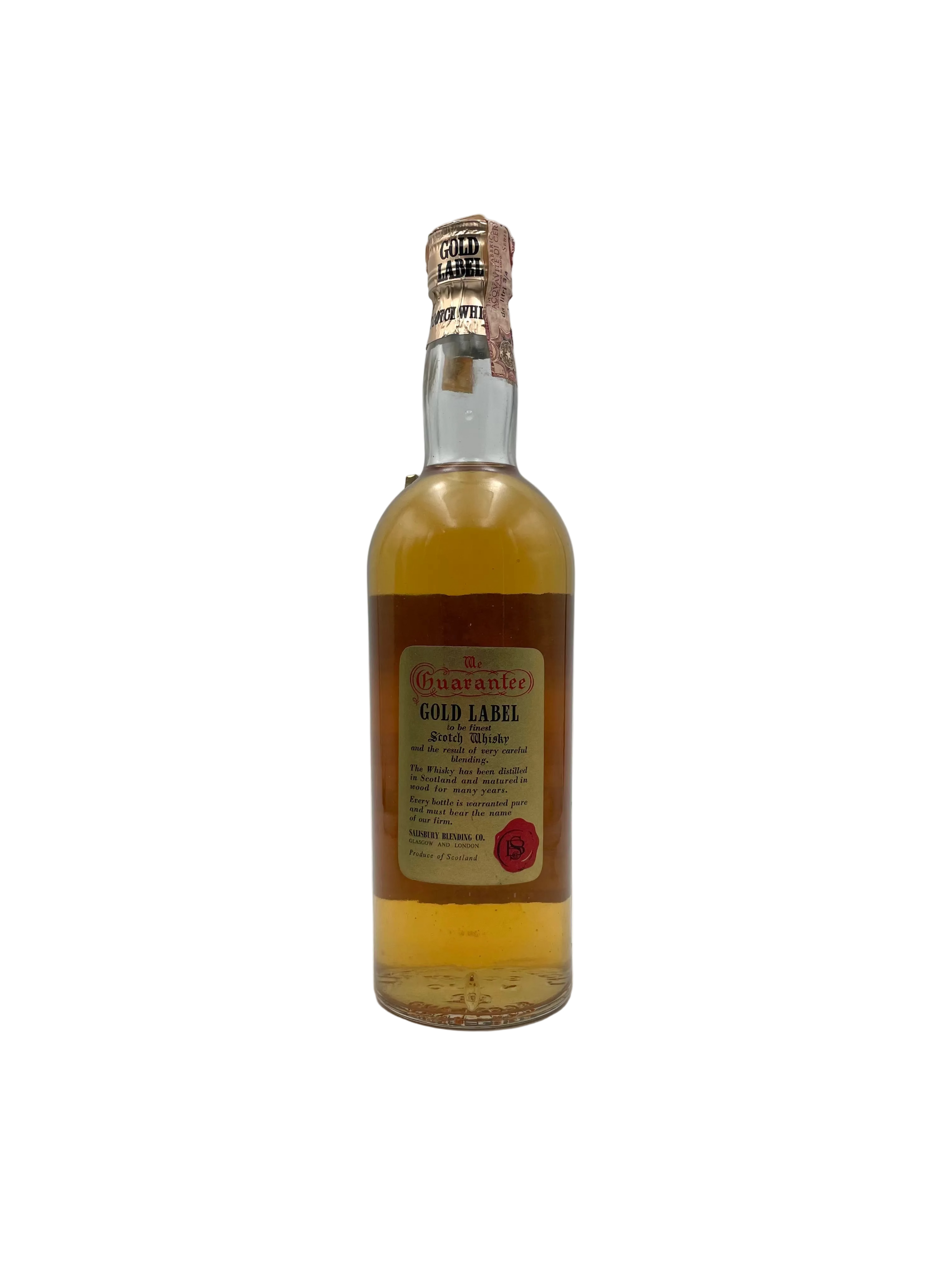 Salisbury's - Gold Label Scotch Whisky - Anni '70s