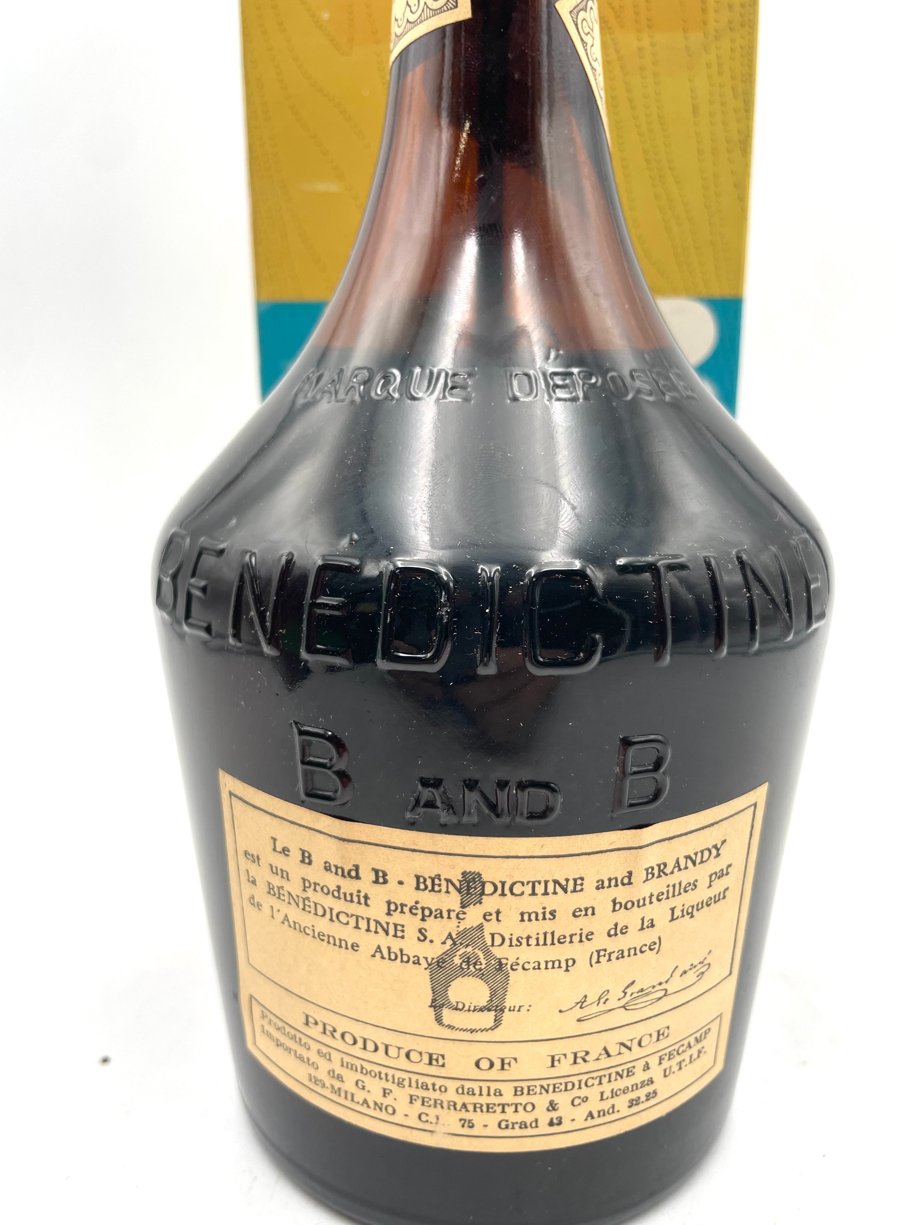 DOM Benedictine - B And B Liqueur - Anni '70s