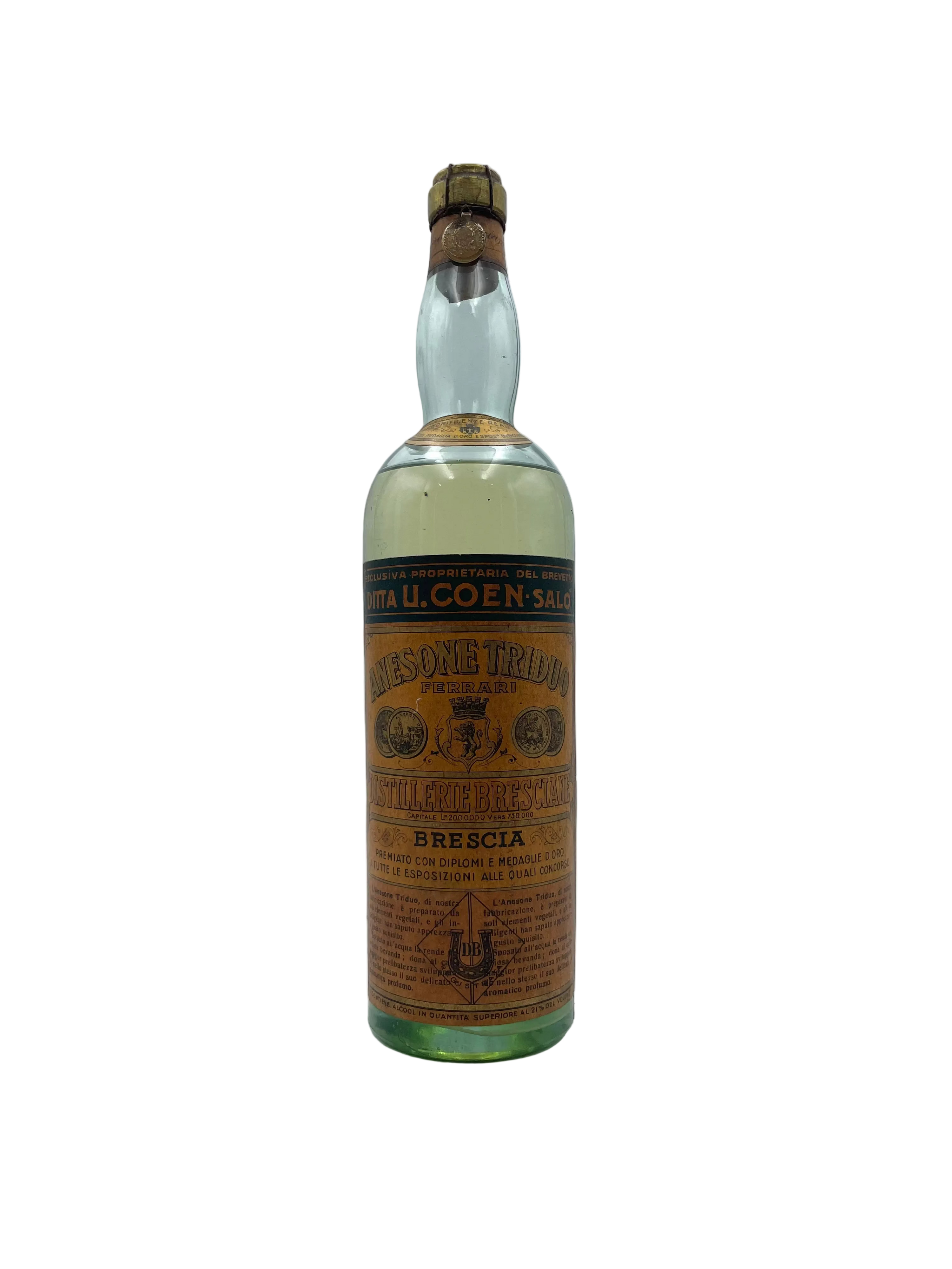 Distillerie Bresciane - Anesone Triduo - Sigillo Stella Anni '50s