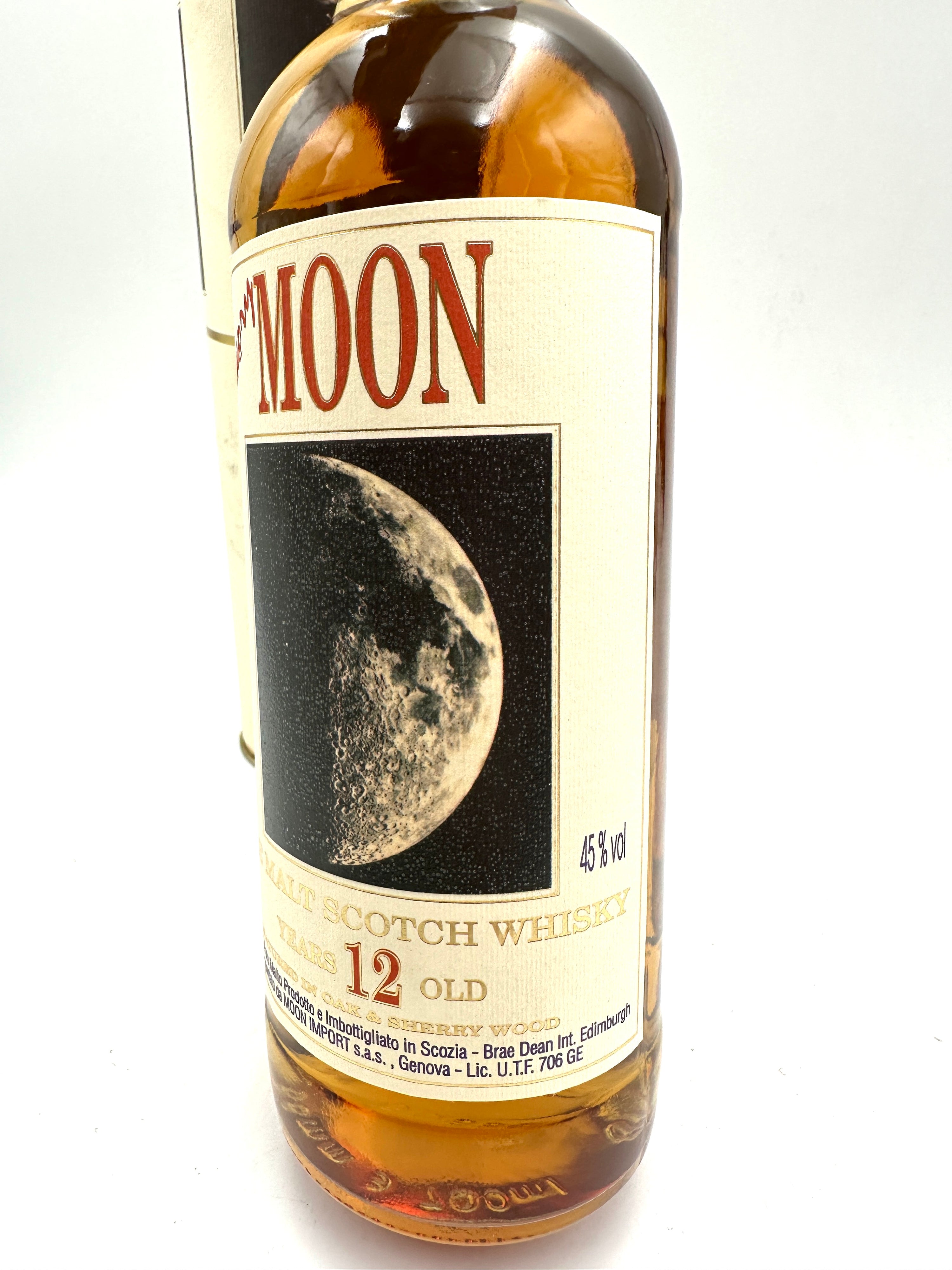 1980s  - Flowery Moon -  12 Years Old Pure Malt Scotch Whisky Moon Import