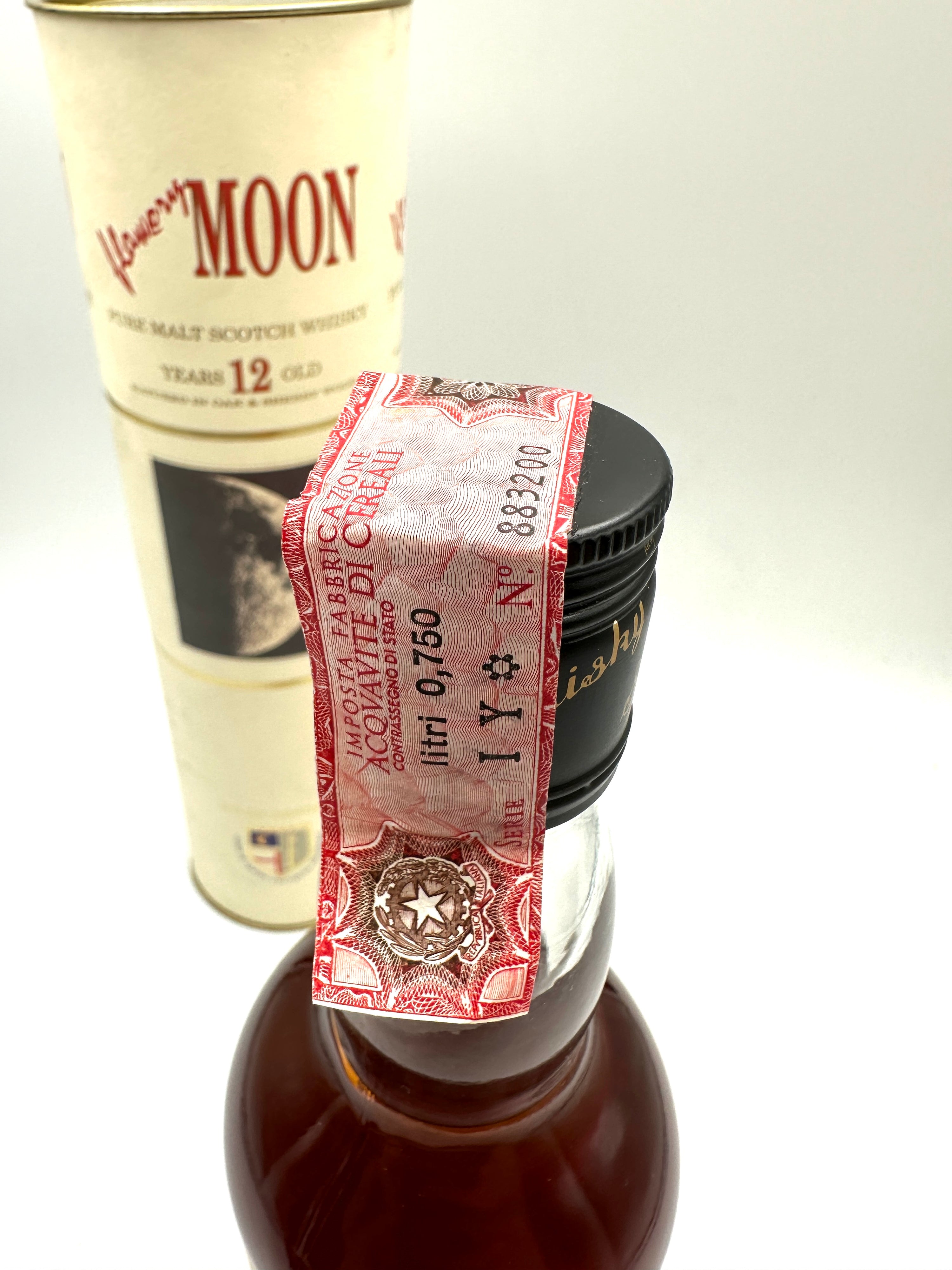 1980s  - Flowery Moon -  12 Years Old Pure Malt Scotch Whisky Moon Import