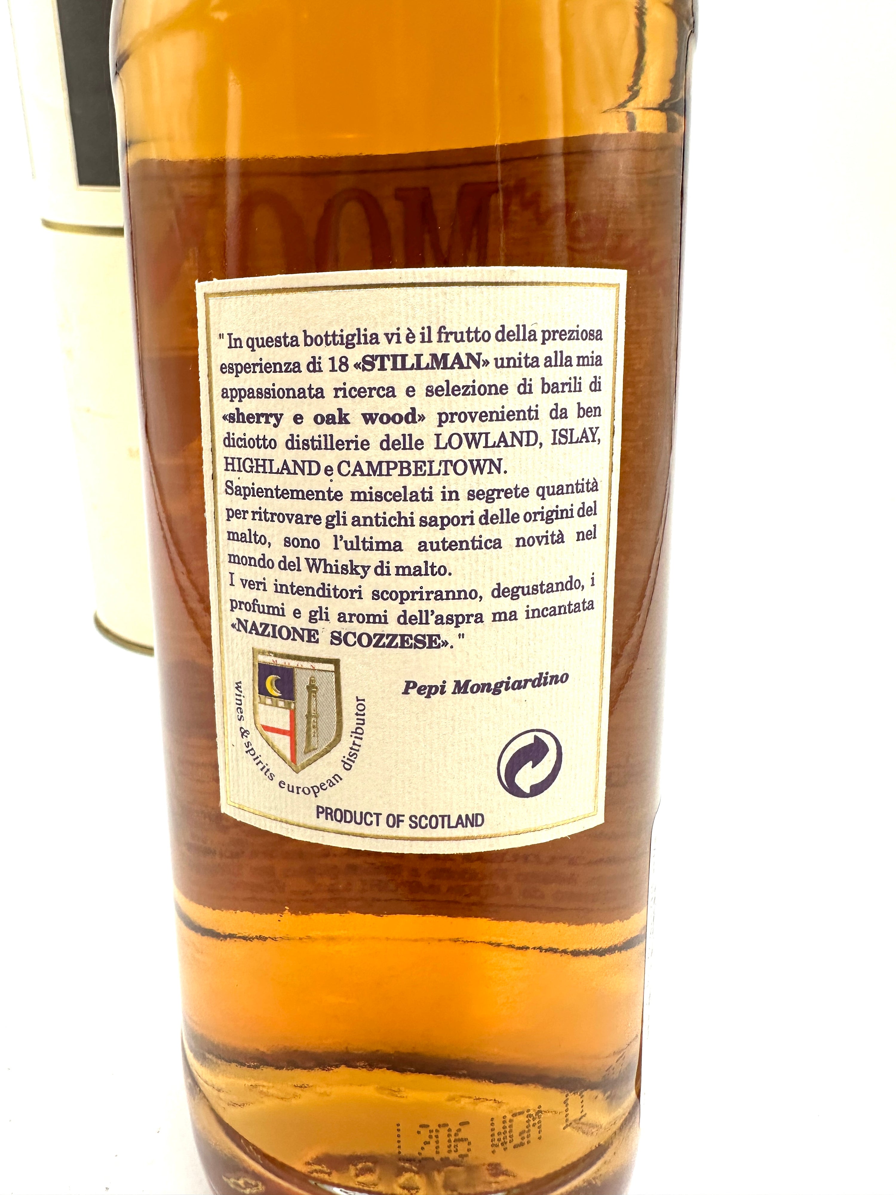 1980s  - Flowery Moon -  12 Years Old Pure Malt Scotch Whisky Moon Import