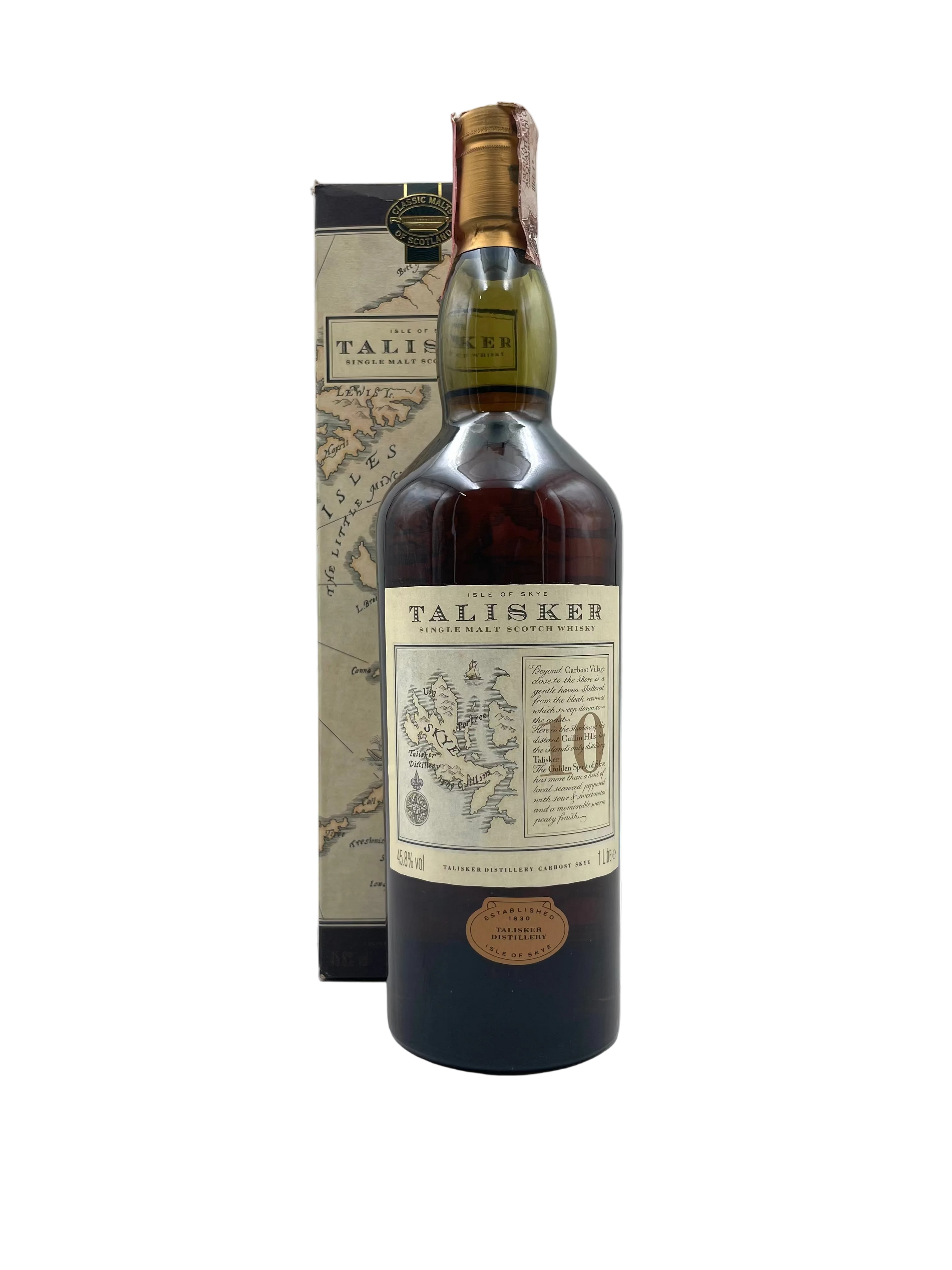 Talisker - 10 YO Single Malt Scotch Whisky - Anni '80s