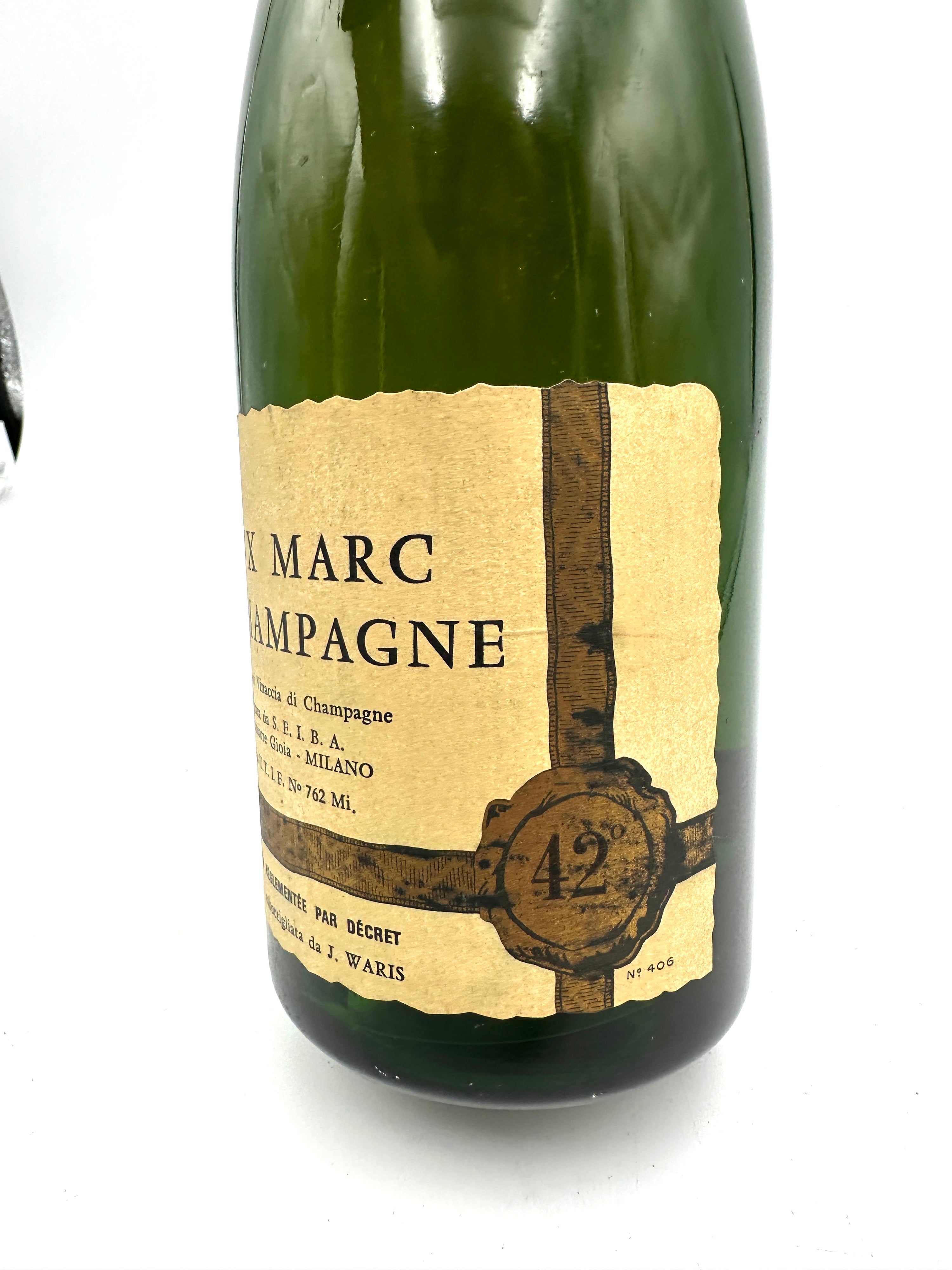 Waris & Chenayer - Vieux Marc de Champagne - Anni '60s