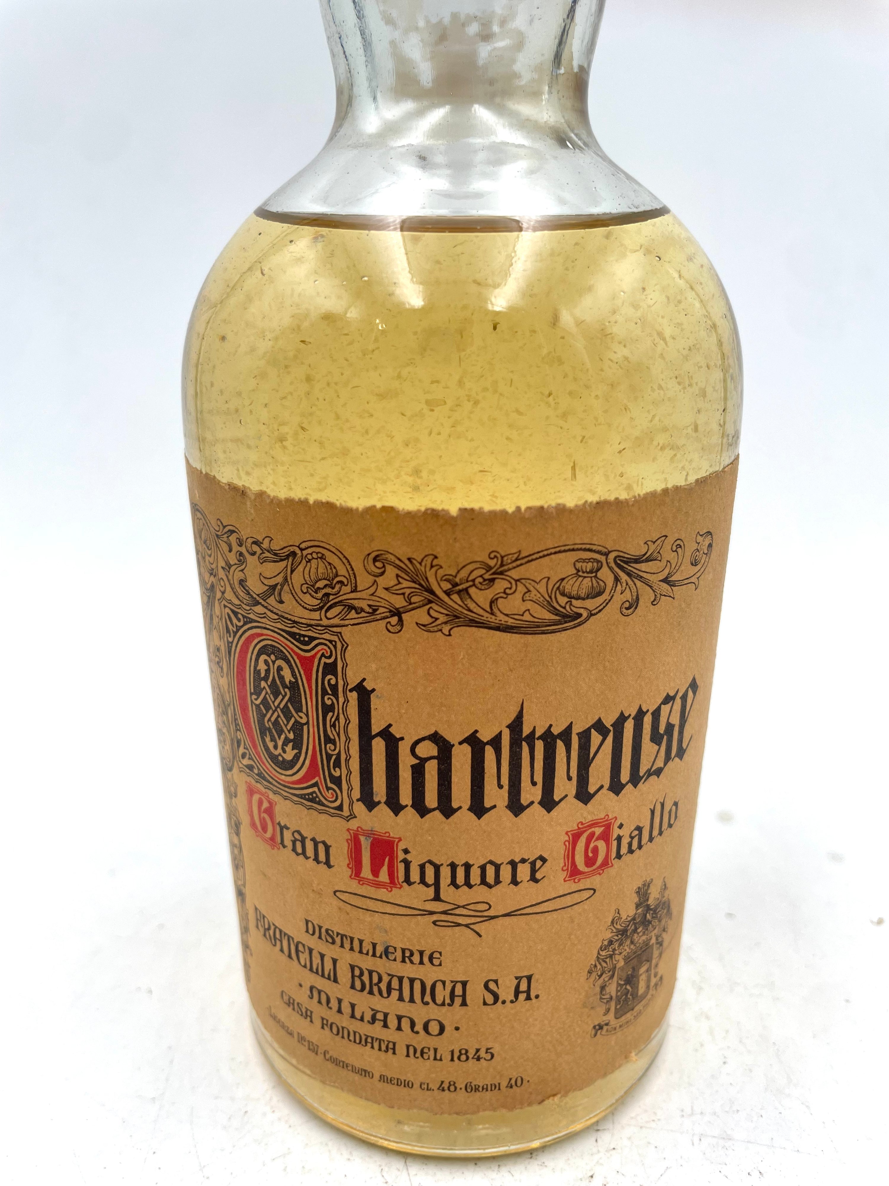 Fratelli Branca - Chartreuse Gran Liquore Giallo - Sigillo Stella Anni '50s