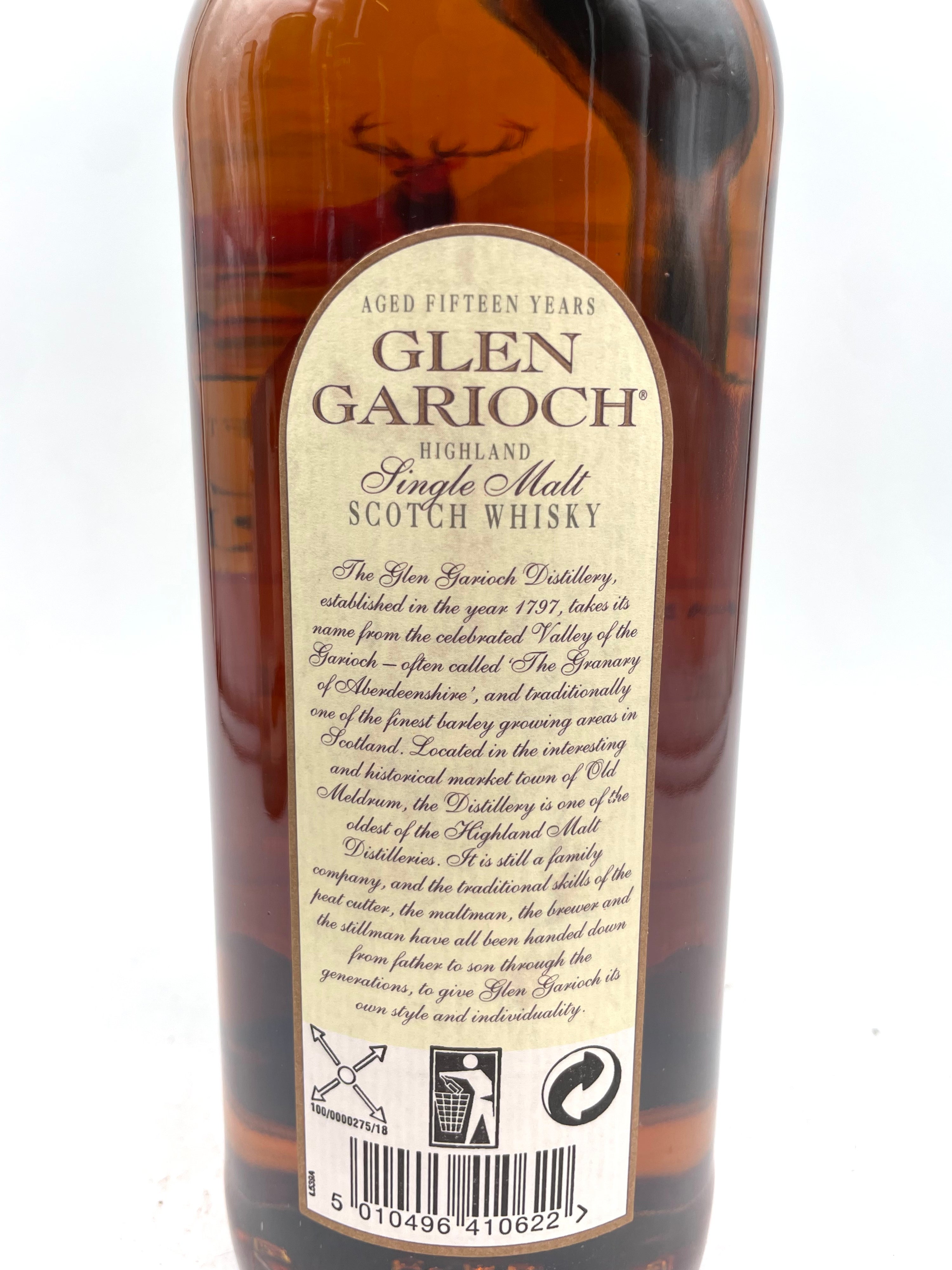 Glen Garioch - 15 YO Single Highland Malt Scotch Whisky - Anni '90s