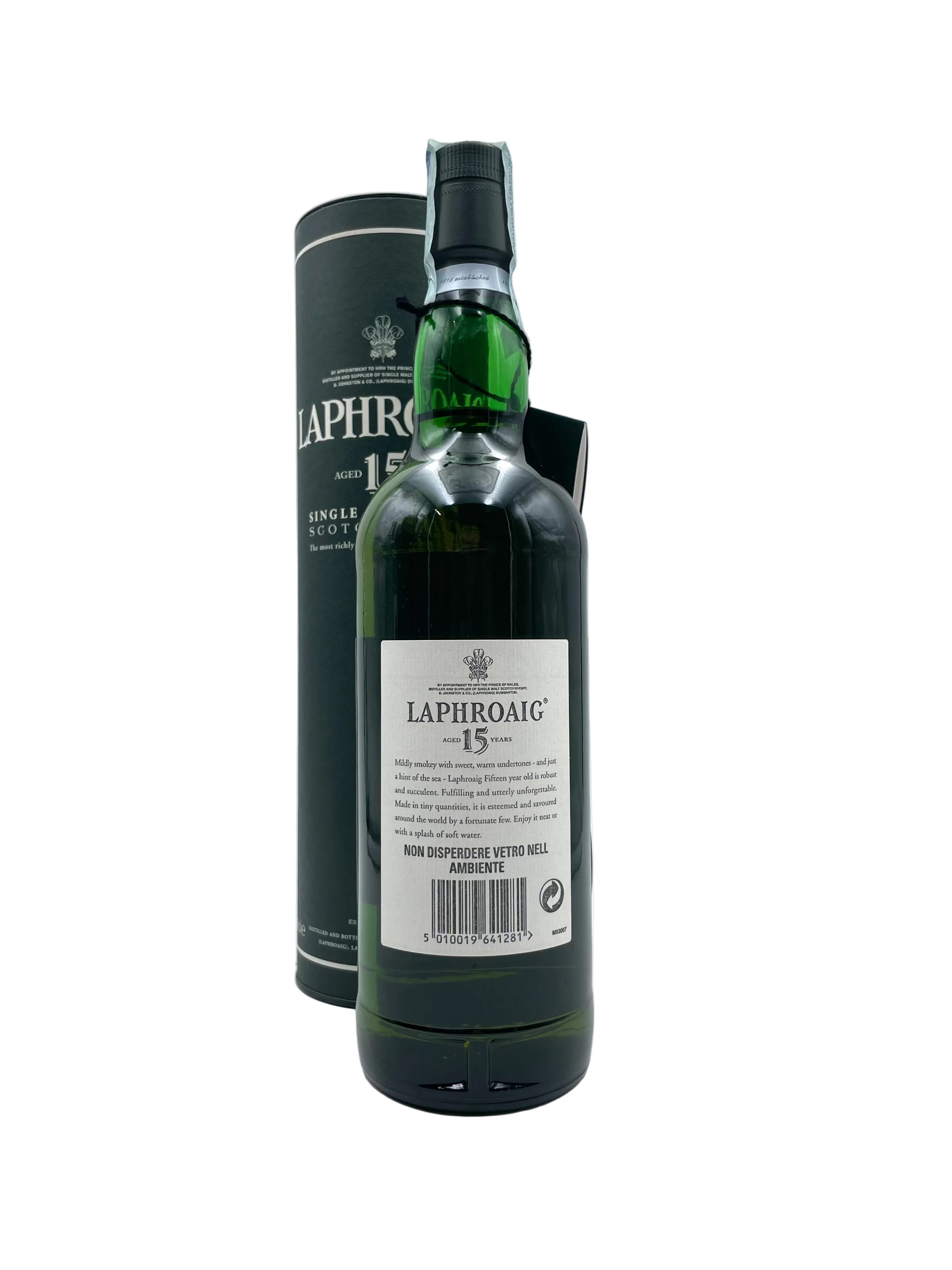 Laphroaig - 15 YO Single Islay Malt Scotch Whisky - Anni '00s